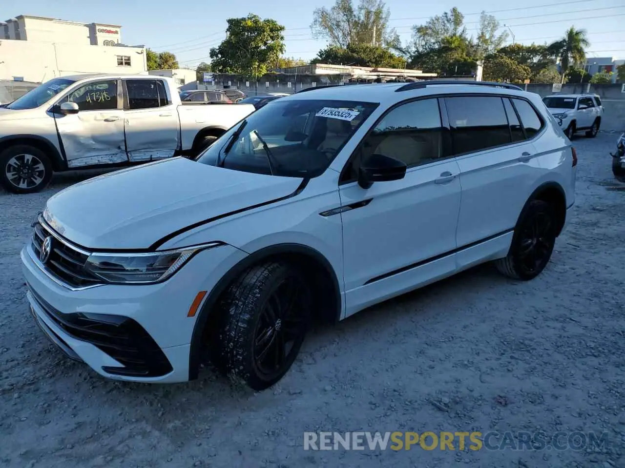 1 Фотография поврежденного автомобиля 3VVCB7AX5NM007544 VOLKSWAGEN TIGUAN 2022