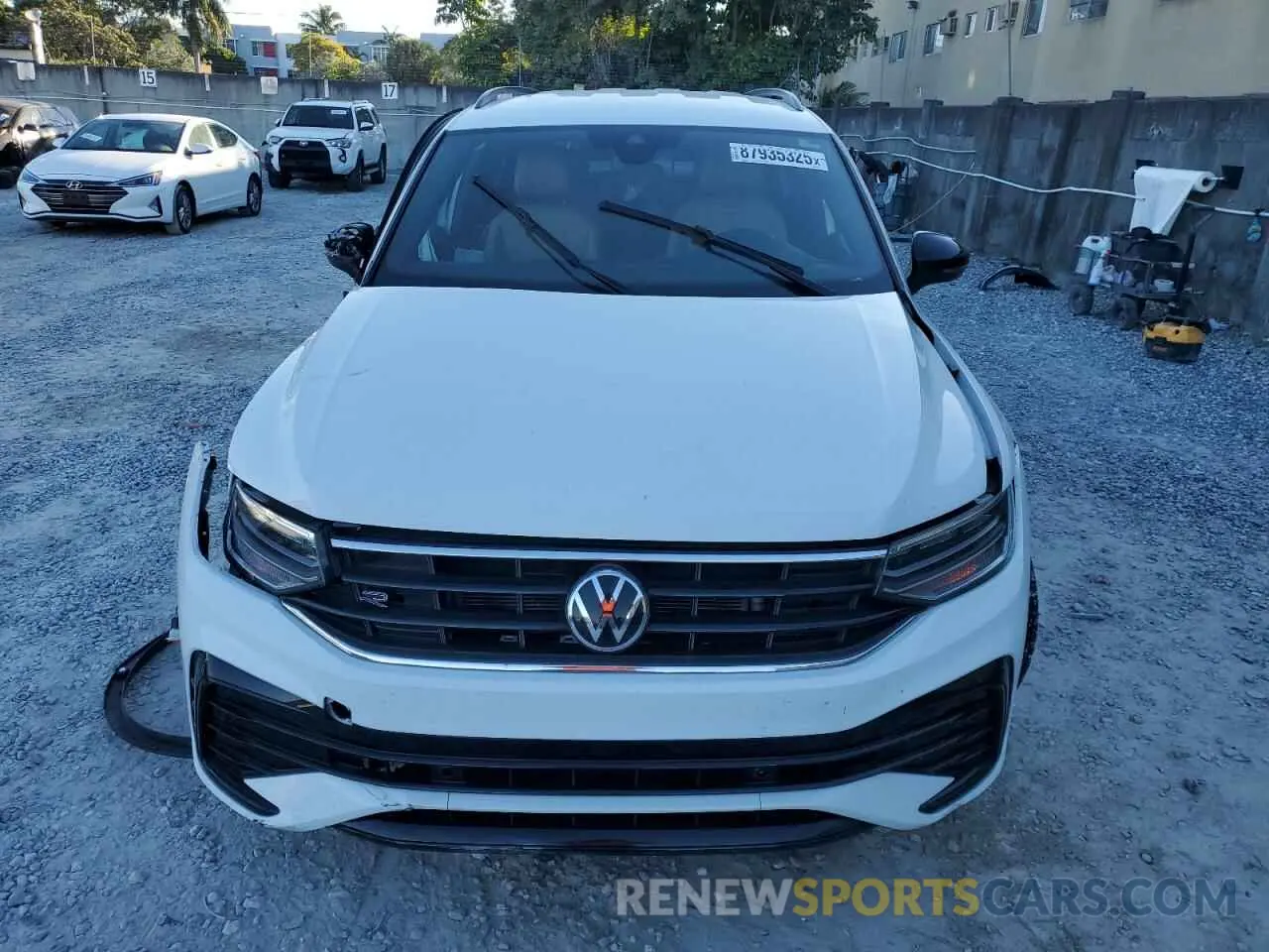 5 Фотография поврежденного автомобиля 3VVCB7AX5NM007544 VOLKSWAGEN TIGUAN 2022