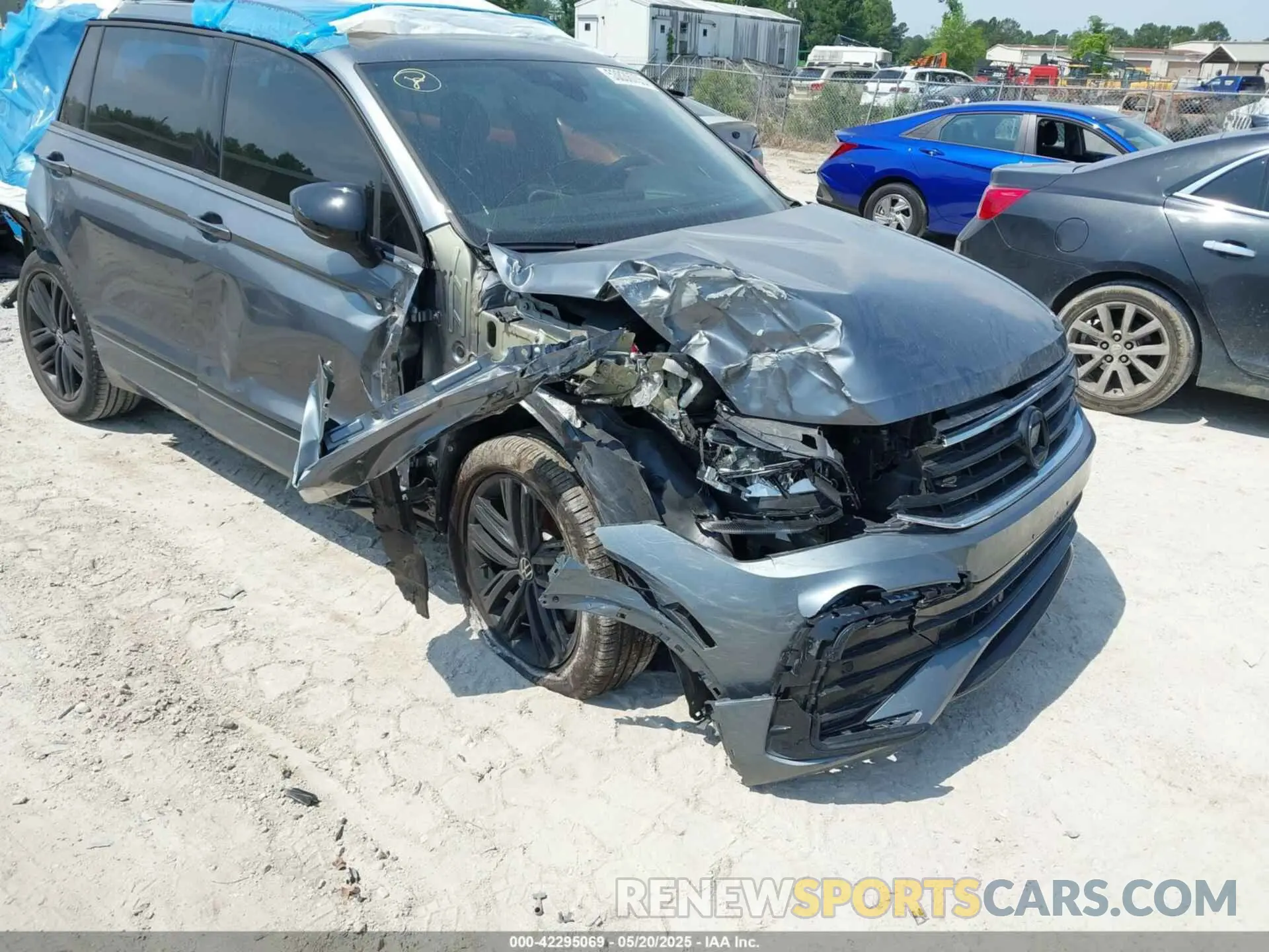 6 Фотография поврежденного автомобиля 3VVCB7AX5NM104260 VOLKSWAGEN TIGUAN 2022