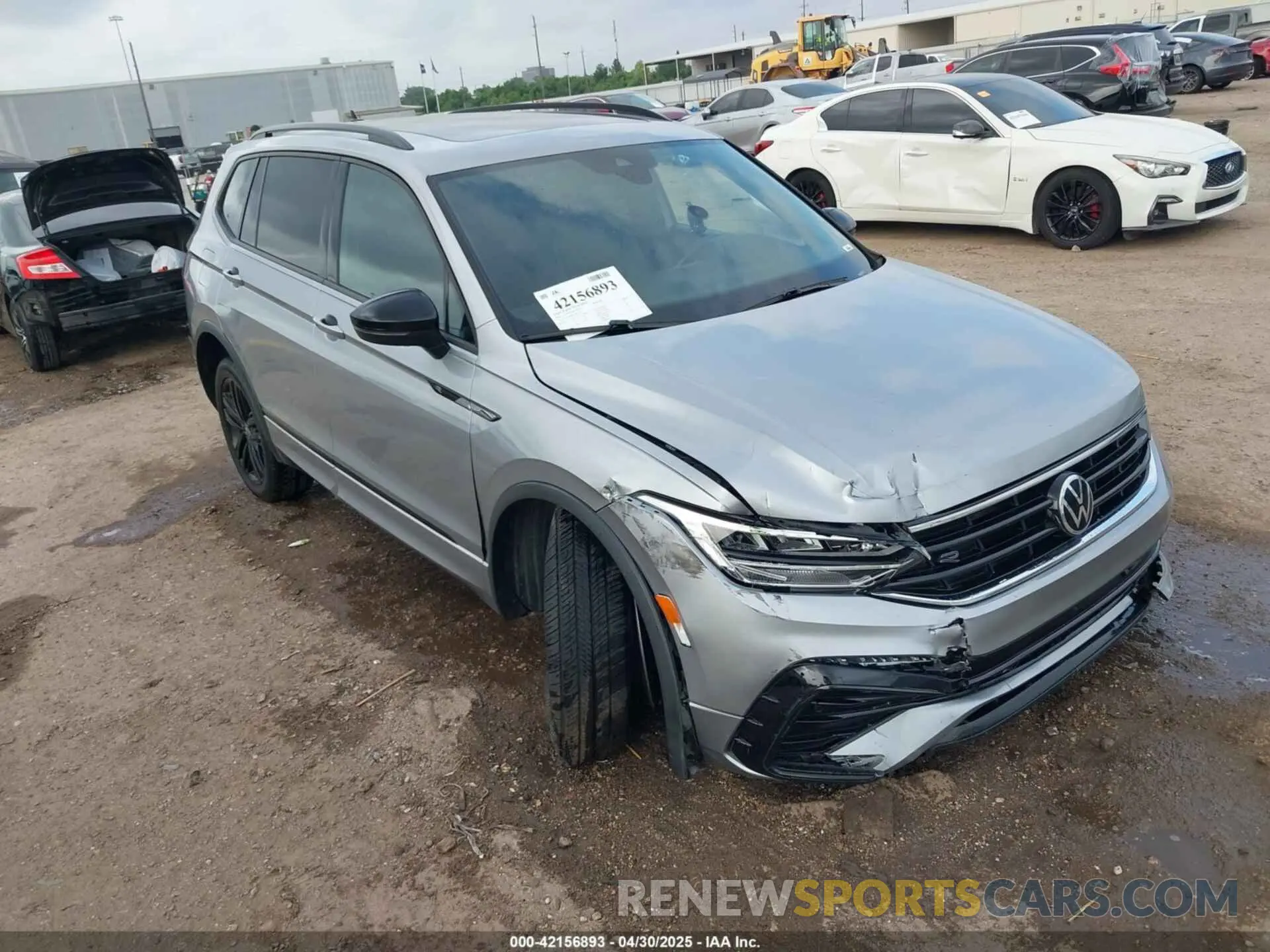 1 Фотография поврежденного автомобиля 3VVCB7AX6NM075609 VOLKSWAGEN TIGUAN 2022
