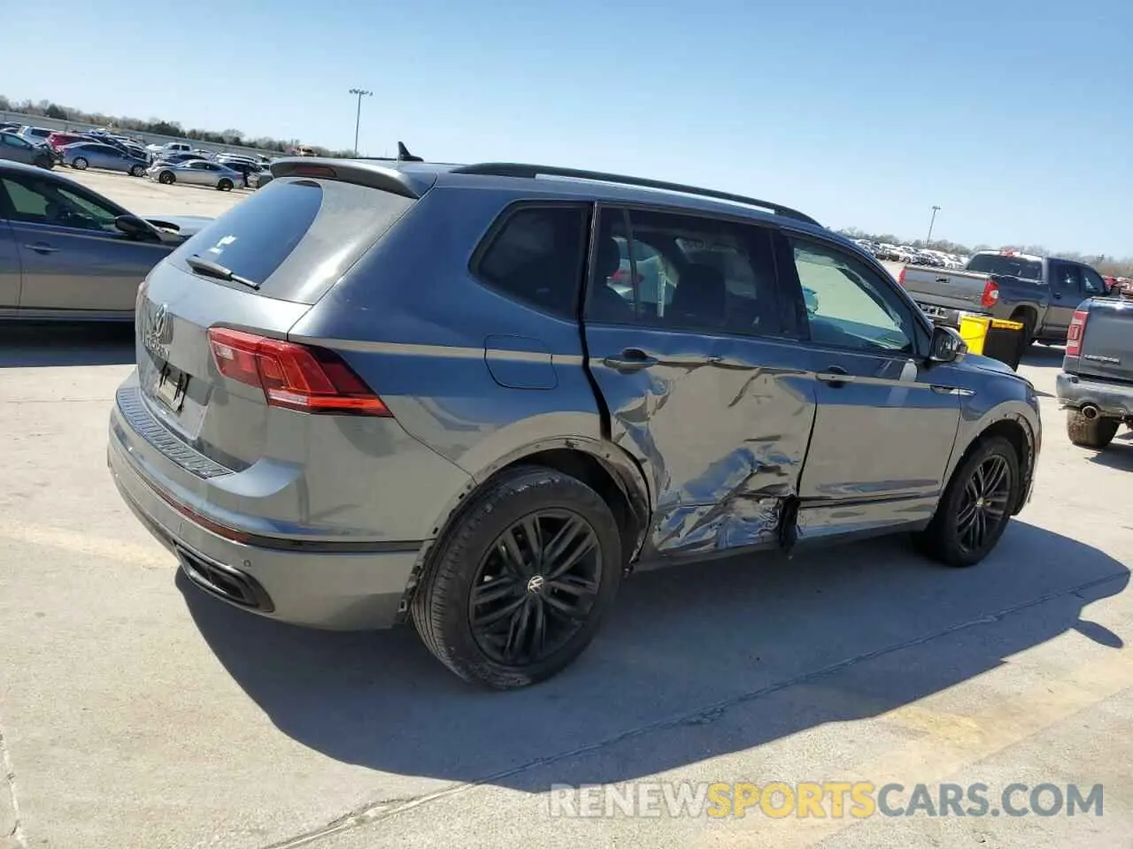 3 Фотография поврежденного автомобиля 3VVCB7AXXNM166155 VOLKSWAGEN TIGUAN 2022
