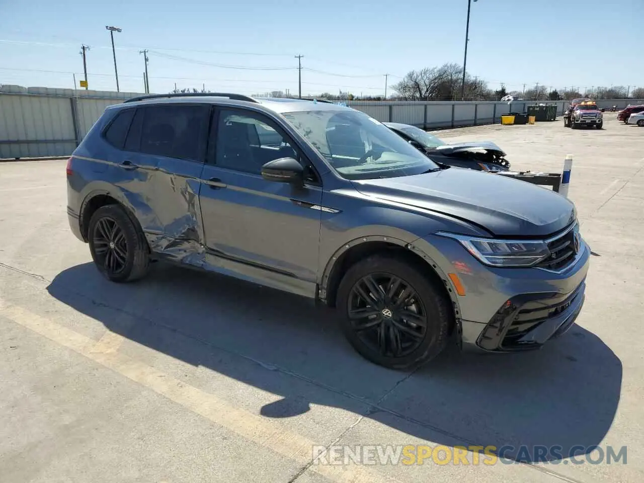4 Фотография поврежденного автомобиля 3VVCB7AXXNM166155 VOLKSWAGEN TIGUAN 2022
