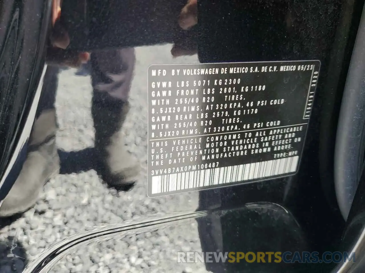 14 Фотография поврежденного автомобиля 3VV4B7AX0PM106487 VOLKSWAGEN TIGUAN 2023