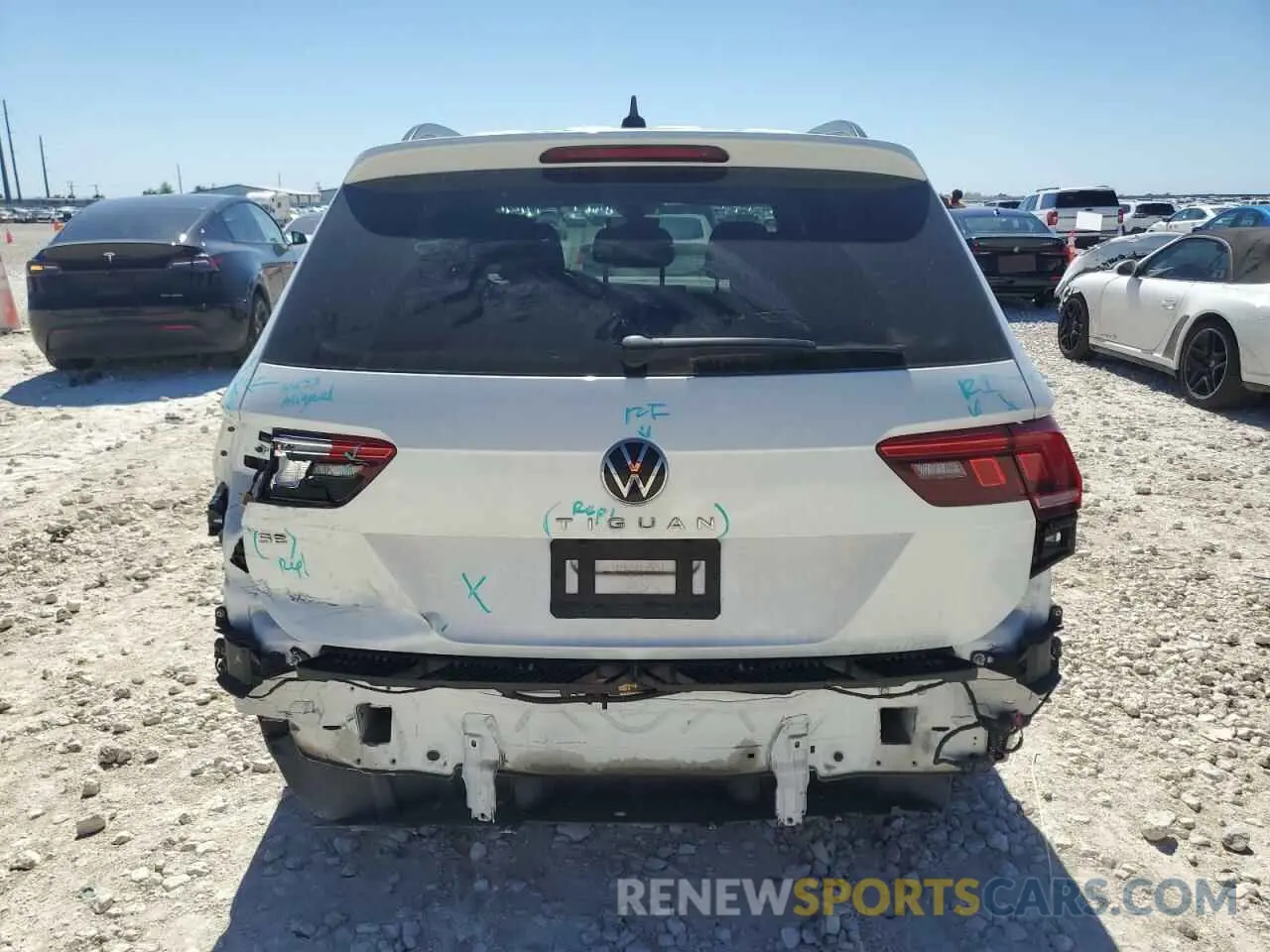 6 Фотография поврежденного автомобиля 3VVCB7AX0PM052720 VOLKSWAGEN TIGUAN 2023