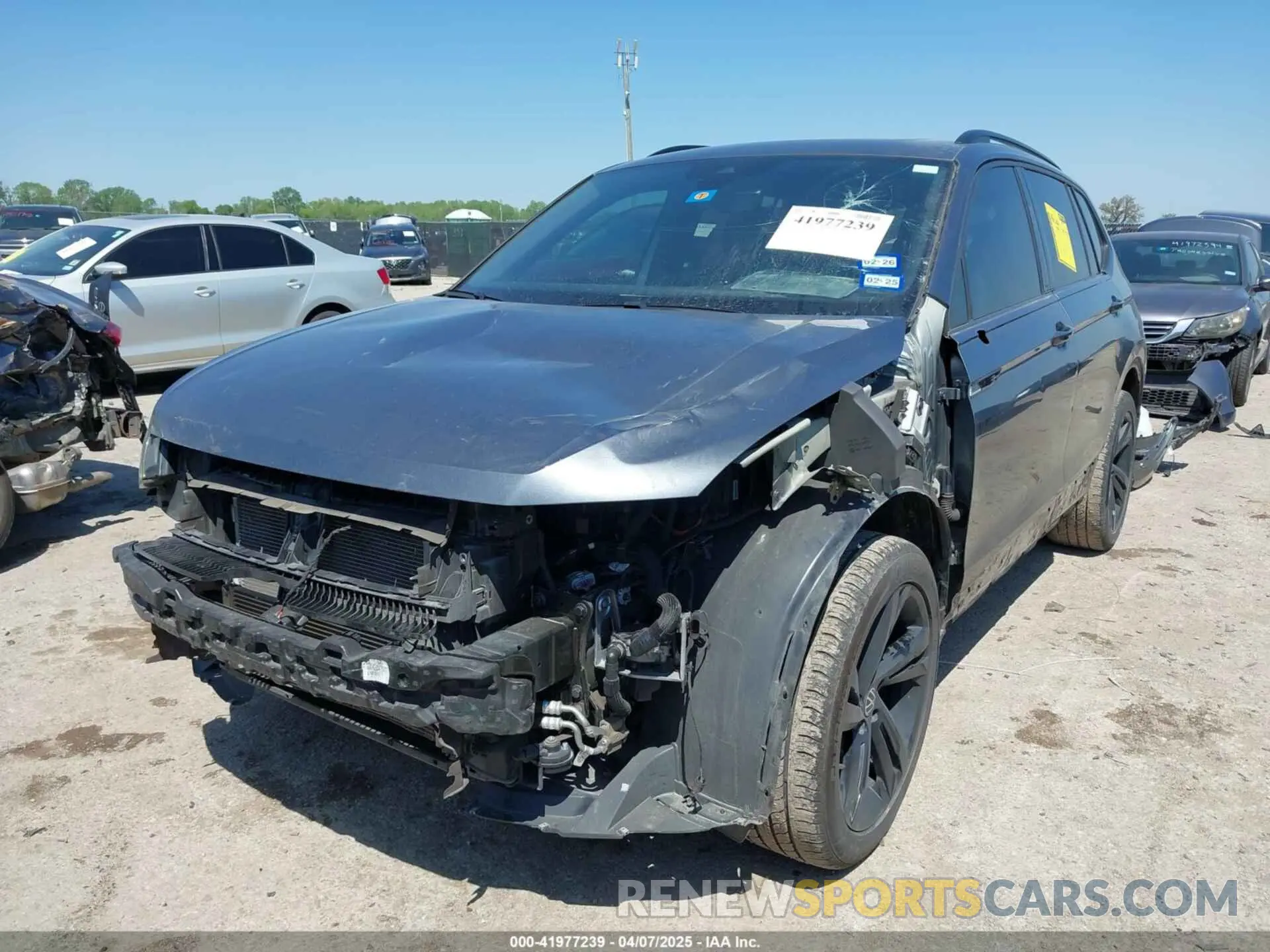 2 Photograph of a damaged car 3VVCB7AX1PM057201 VOLKSWAGEN TIGUAN 2023