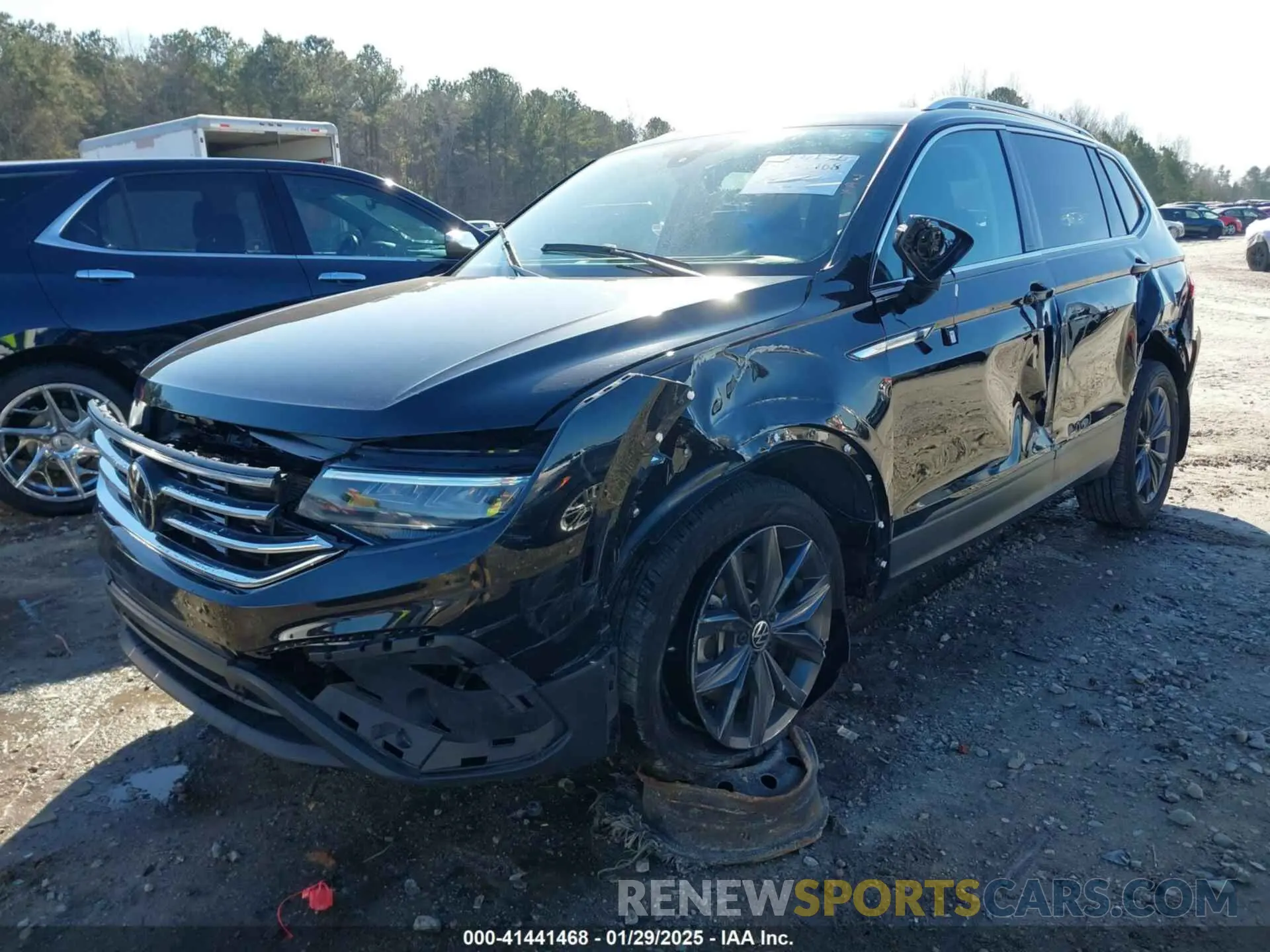 2 Photograph of a damaged car 3VVMB7AX7PM032629 VOLKSWAGEN TIGUAN 2023