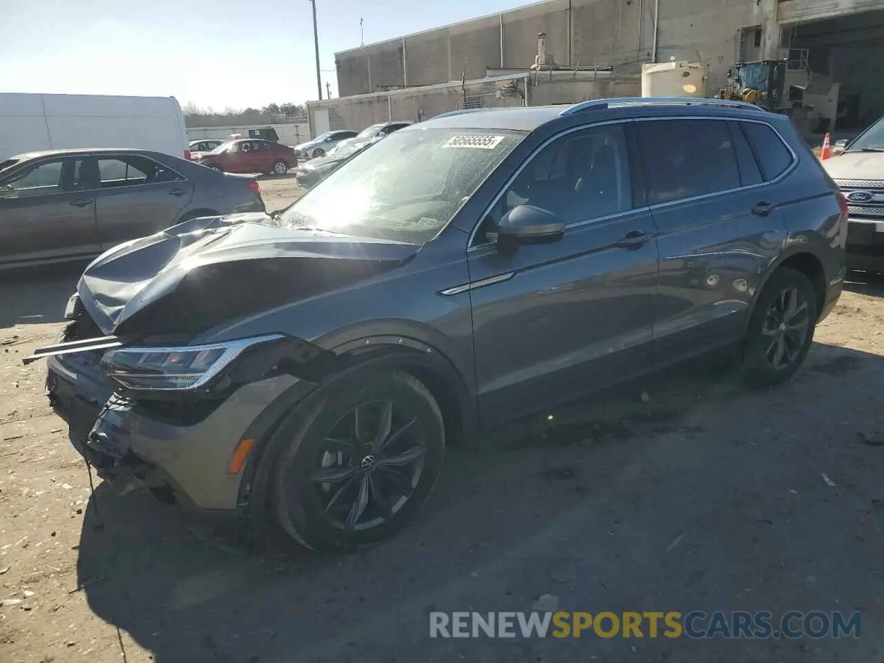 1 Photograph of a damaged car 3VVMB7AX9PM018778 VOLKSWAGEN TIGUAN 2023