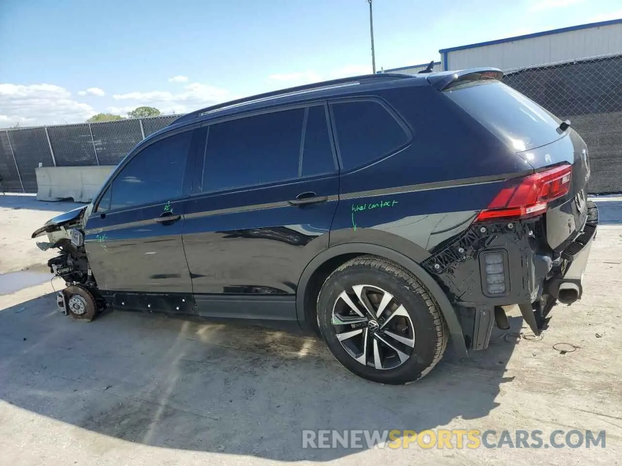 2 Фотография поврежденного автомобиля 3VVRB7AX7PM039327 VOLKSWAGEN TIGUAN 2023