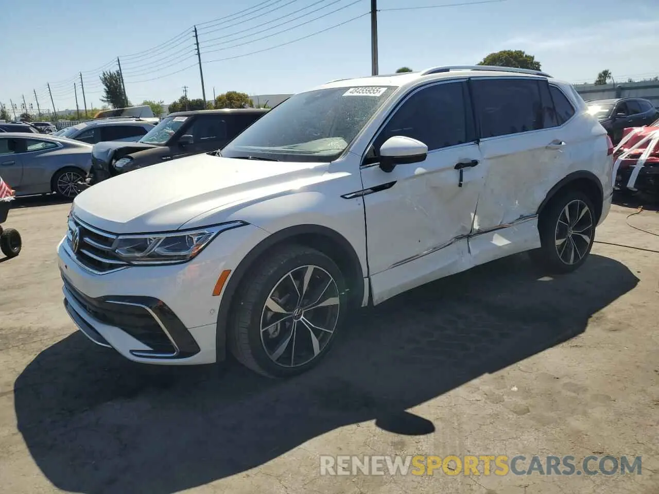 1 Photograph of a damaged car 3VV4B7AX9RM043389 VOLKSWAGEN TIGUAN 2024