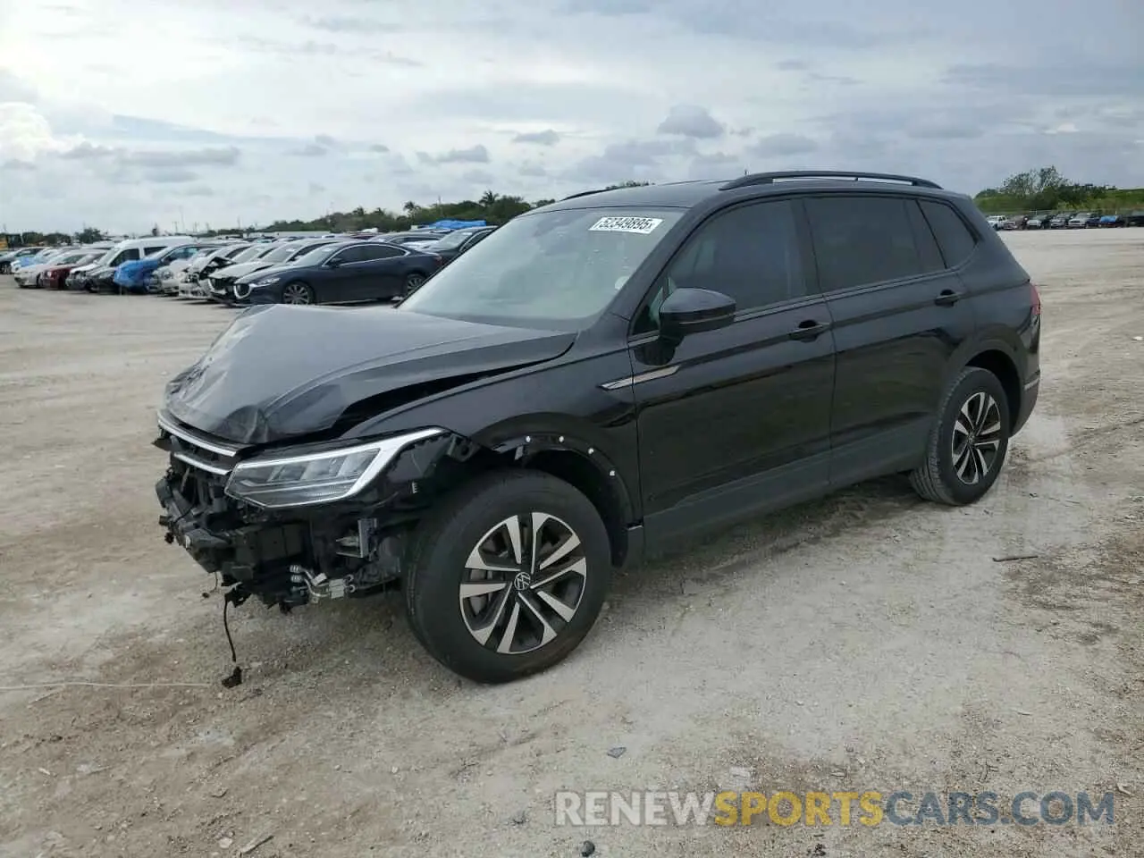 1 Photograph of a damaged car 3VVRB7AX7RM132156 VOLKSWAGEN TIGUAN 2024