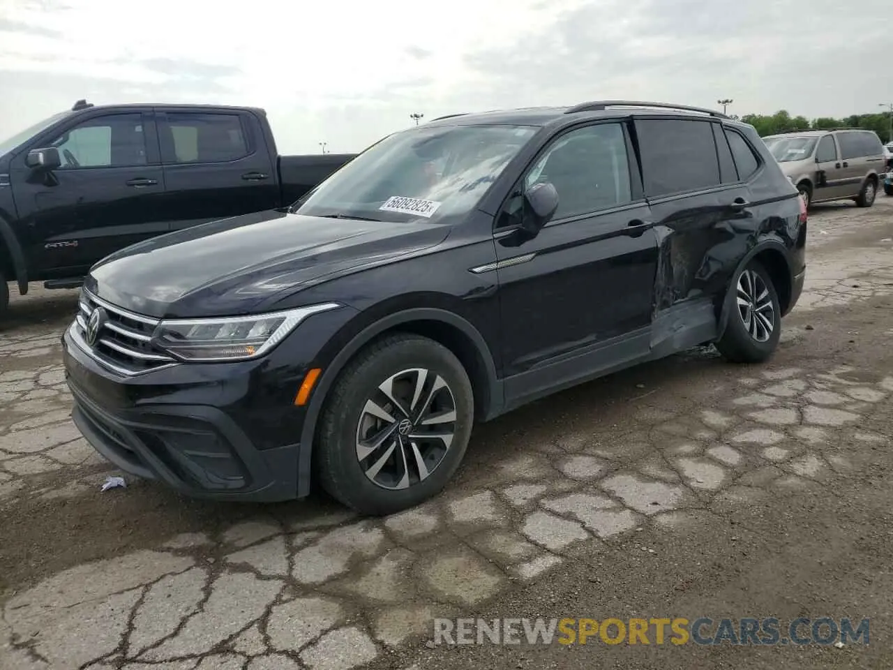 1 Photograph of a damaged car 3VVRB7AX9RM027988 VOLKSWAGEN TIGUAN 2024