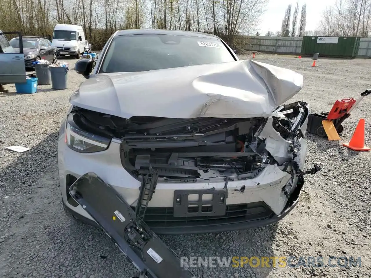 5 Photograph of a damaged car YV4ED3GL6P2065328 VOLVO C40 RECHAR 2023
