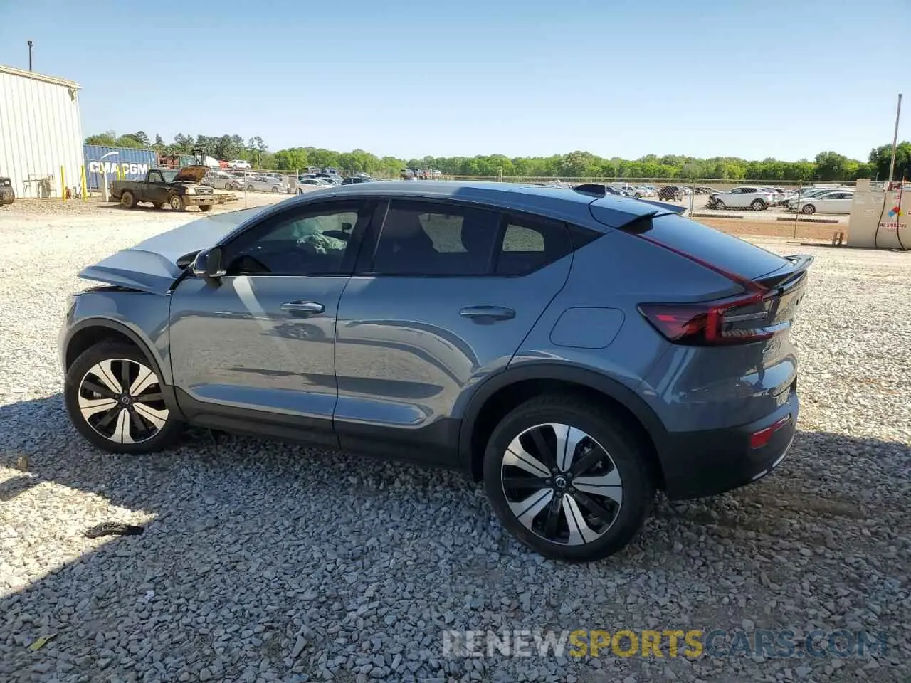 2 Photograph of a damaged car YV4ED3GLXP2035930 VOLVO C40 RECHAR 2023