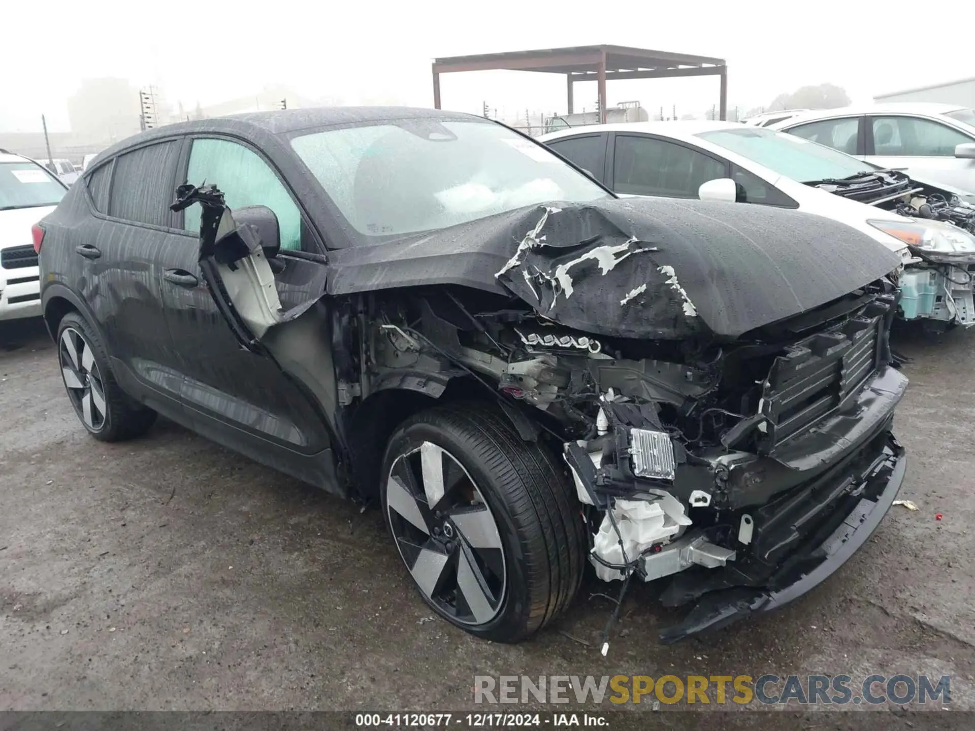 1 Фотография поврежденного автомобиля YV4ED3GB2N2007852 VOLVO C40 RECHARGE PURE ELECTRIC 2022