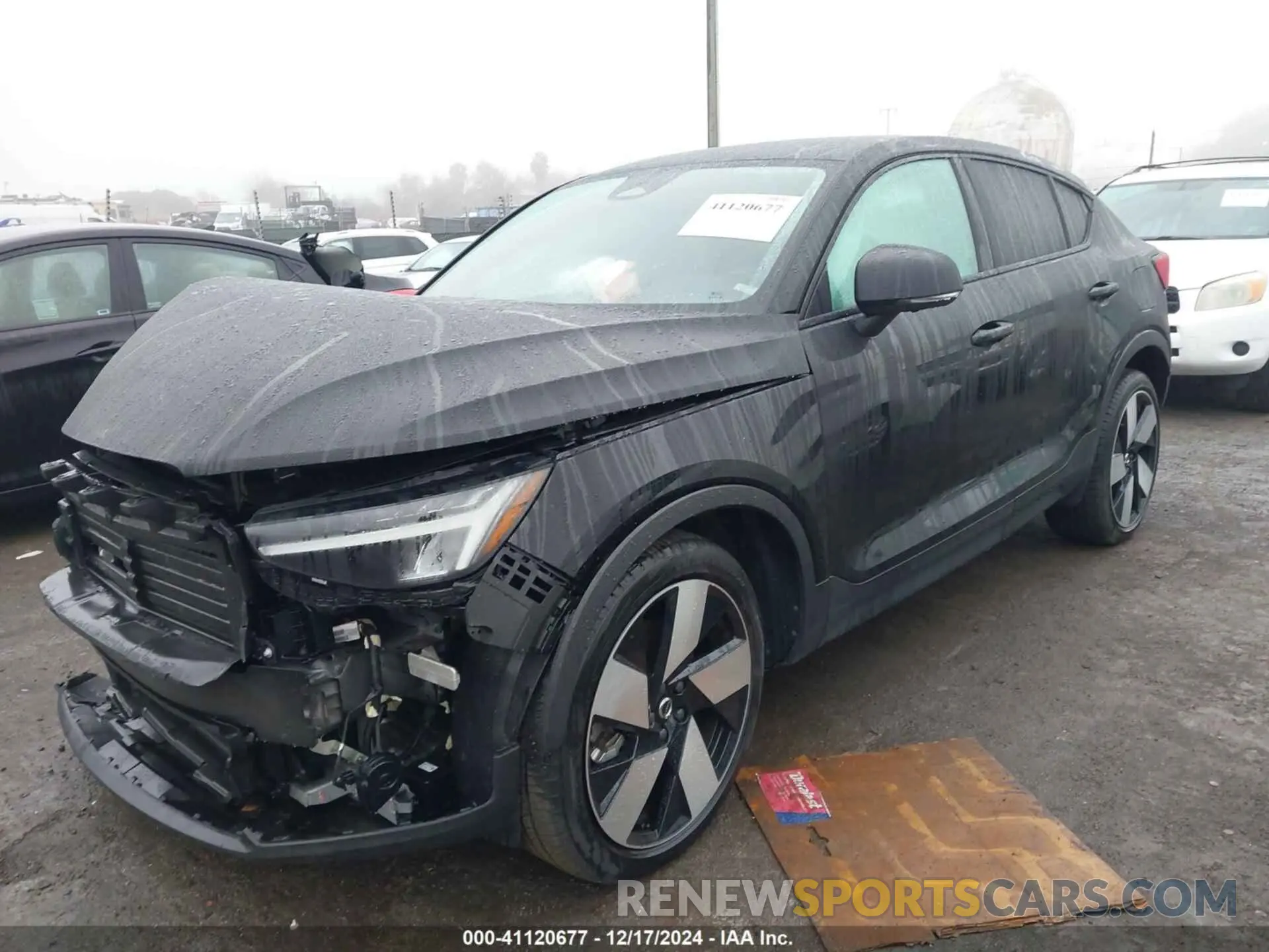 2 Фотография поврежденного автомобиля YV4ED3GB2N2007852 VOLVO C40 RECHARGE PURE ELECTRIC 2022