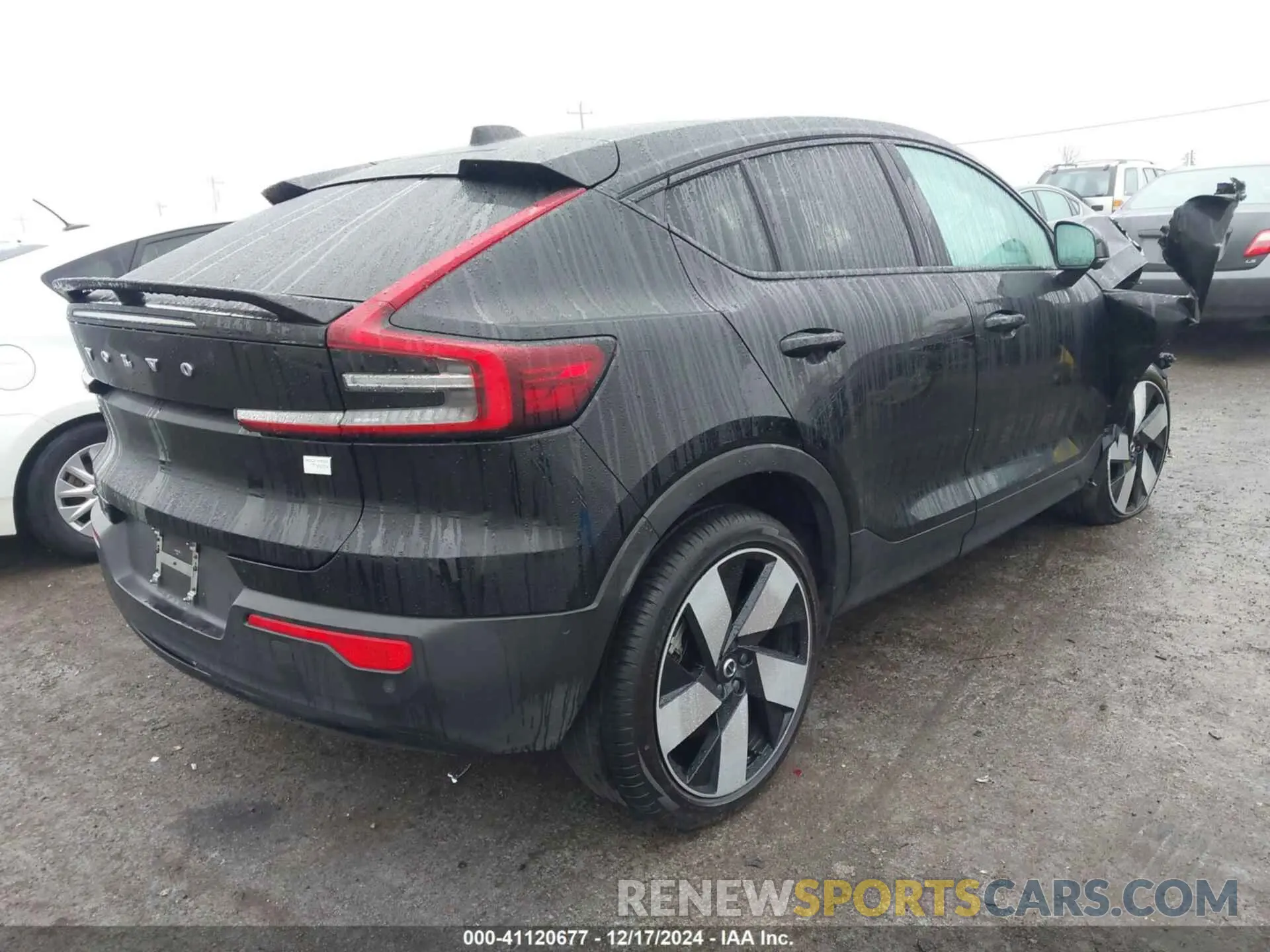 4 Фотография поврежденного автомобиля YV4ED3GB2N2007852 VOLVO C40 RECHARGE PURE ELECTRIC 2022