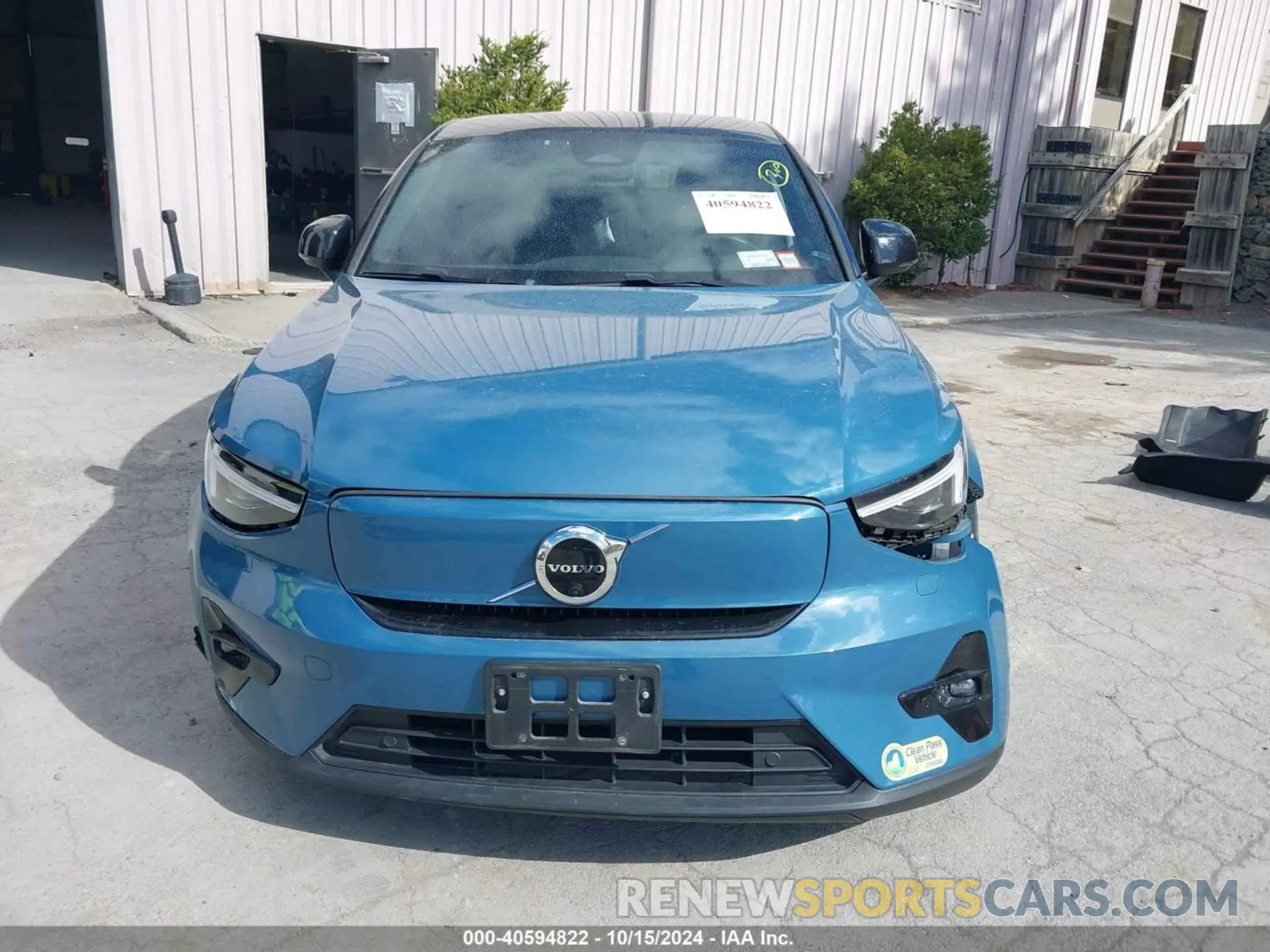 13 Photograph of a damaged car YV4ED3GB4N2003298 VOLVO C40 RECHARGE PURE ELECTRIC 2022