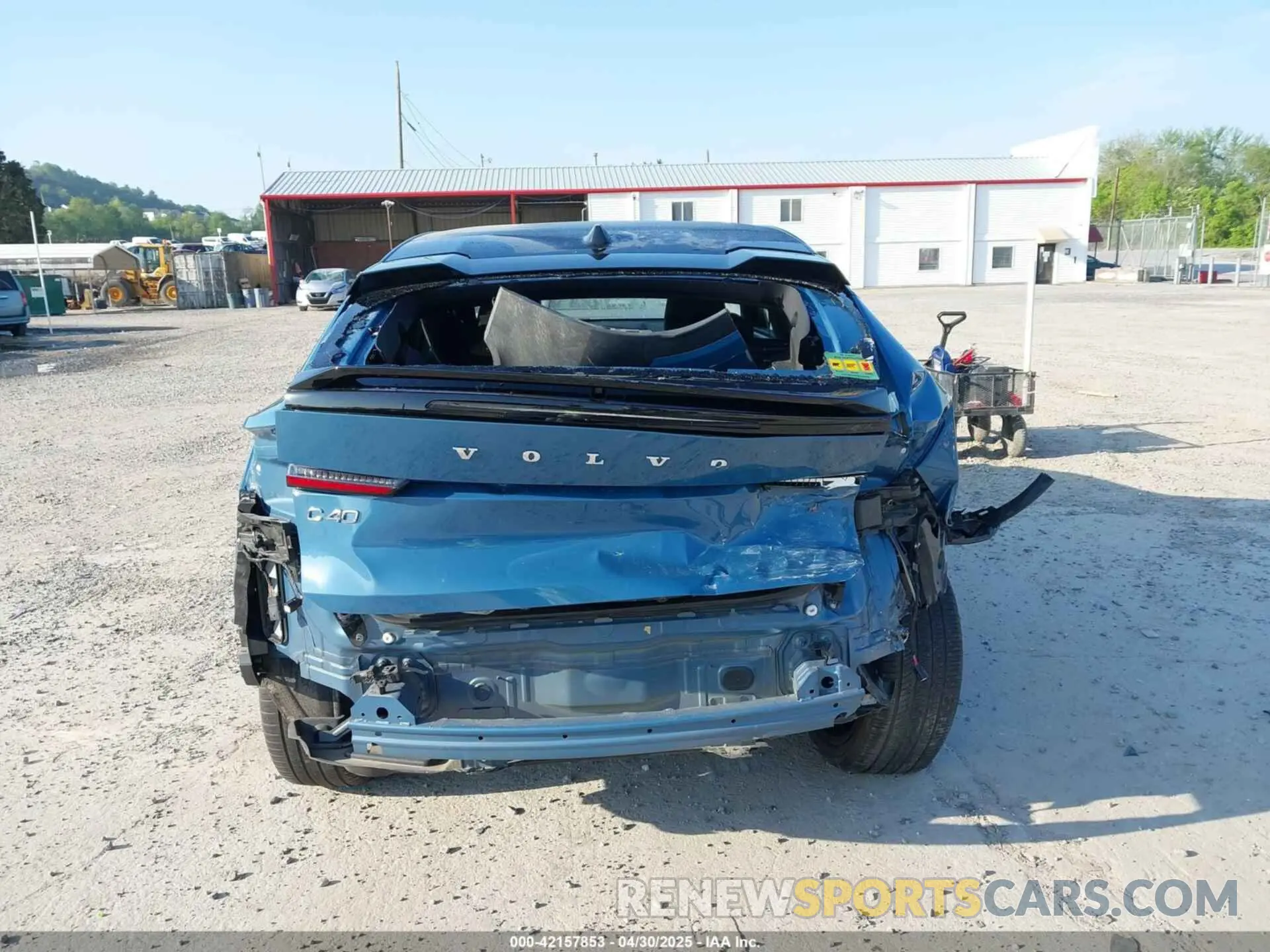 17 Photograph of a damaged car YV4ED3GB5N2007439 VOLVO C40 RECHARGE PURE ELECTRIC 2022