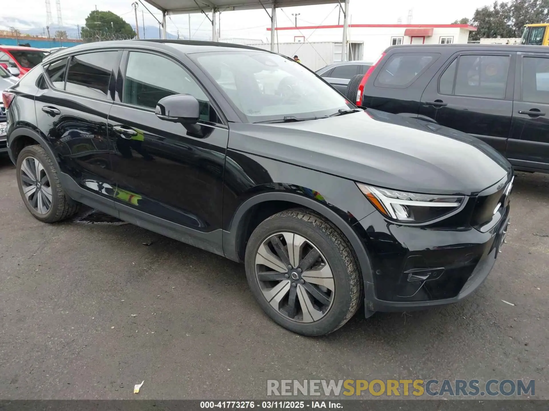 1 Photograph of a damaged car YV4ED3GL8P2054475 VOLVO C40 RECHARGE PURE ELECTRIC 2023