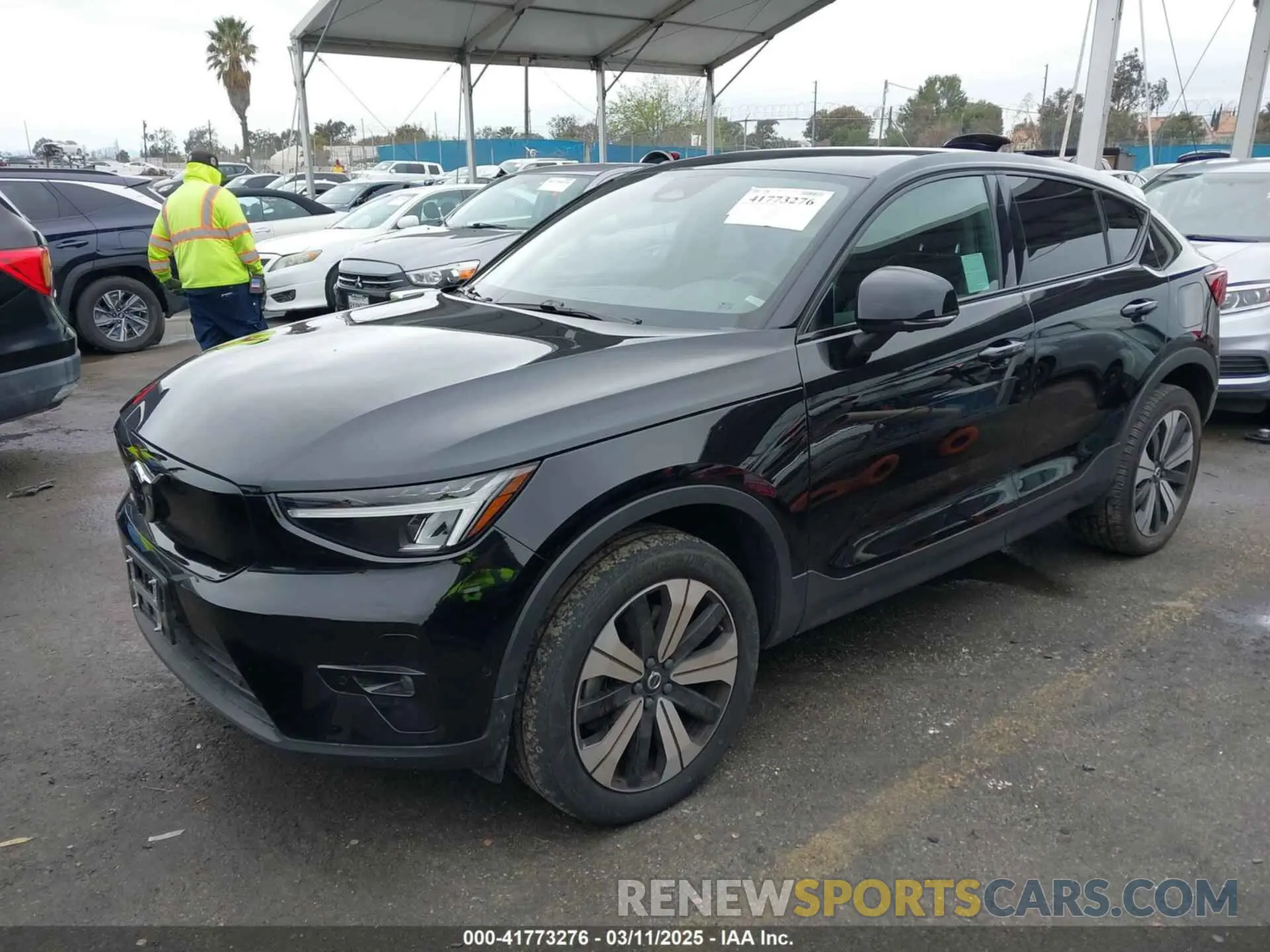 2 Photograph of a damaged car YV4ED3GL8P2054475 VOLVO C40 RECHARGE PURE ELECTRIC 2023