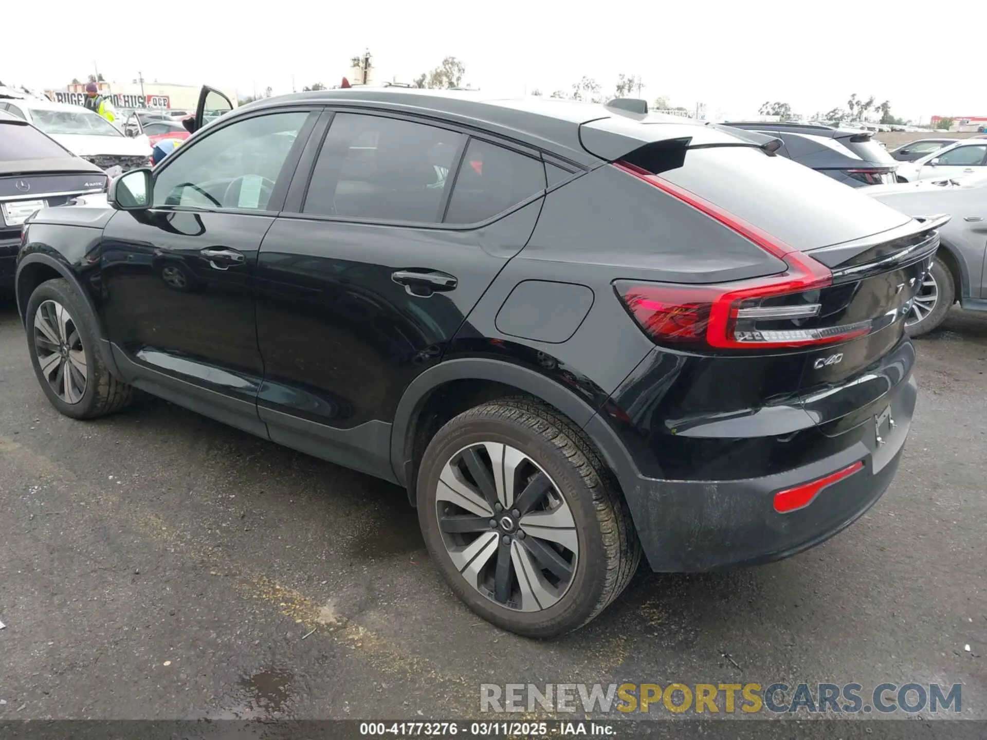 3 Photograph of a damaged car YV4ED3GL8P2054475 VOLVO C40 RECHARGE PURE ELECTRIC 2023