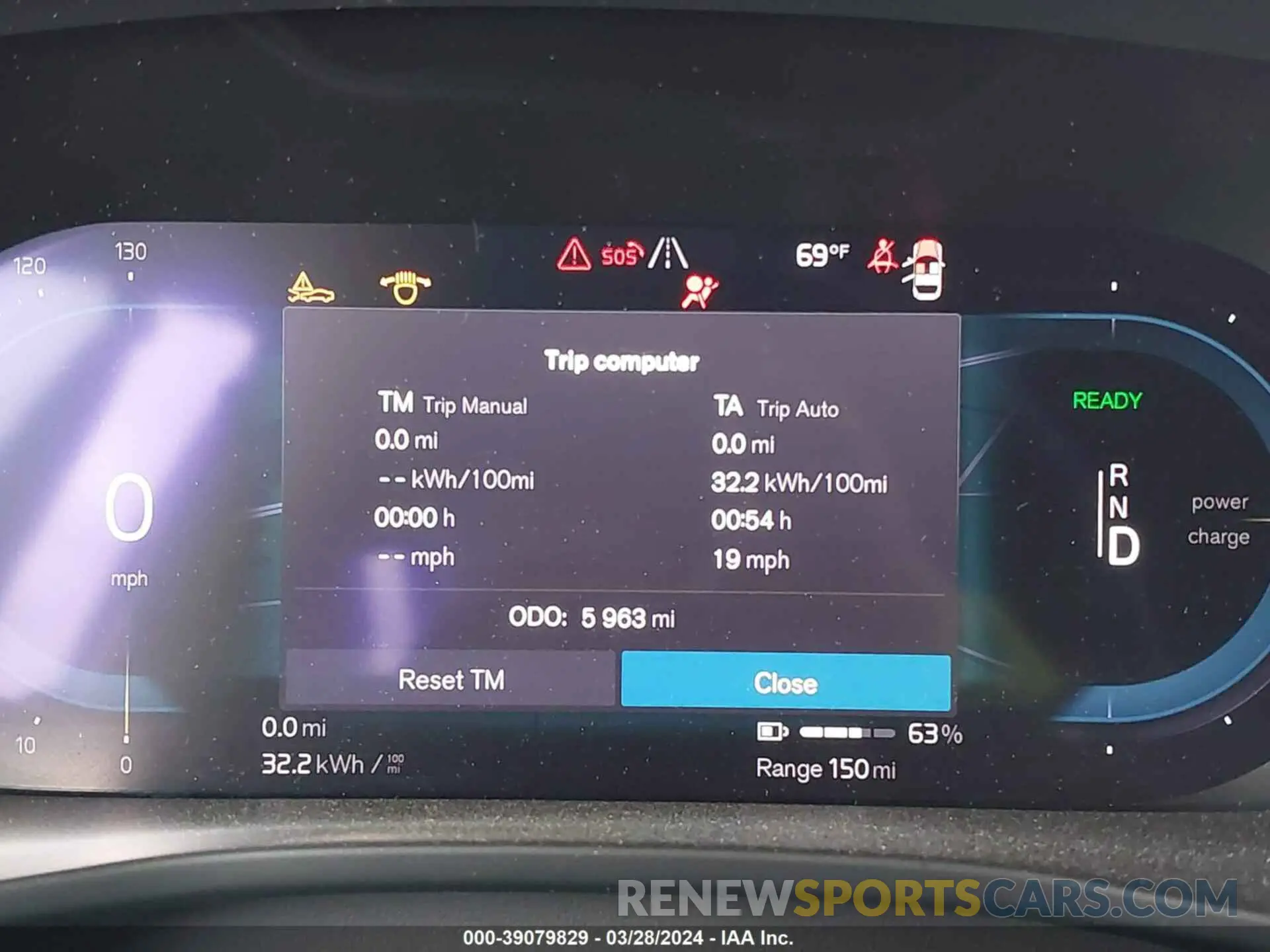 7 Фотография поврежденного автомобиля YV4ED3GL9P2038043 VOLVO C40 RECHARGE PURE ELECTRIC 2023
