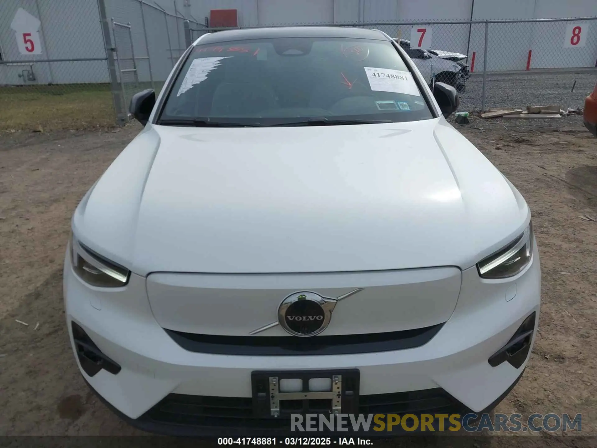 12 Photograph of a damaged car YV4ED3GM1P2056366 VOLVO C40 RECHARGE PURE ELECTRIC 2023