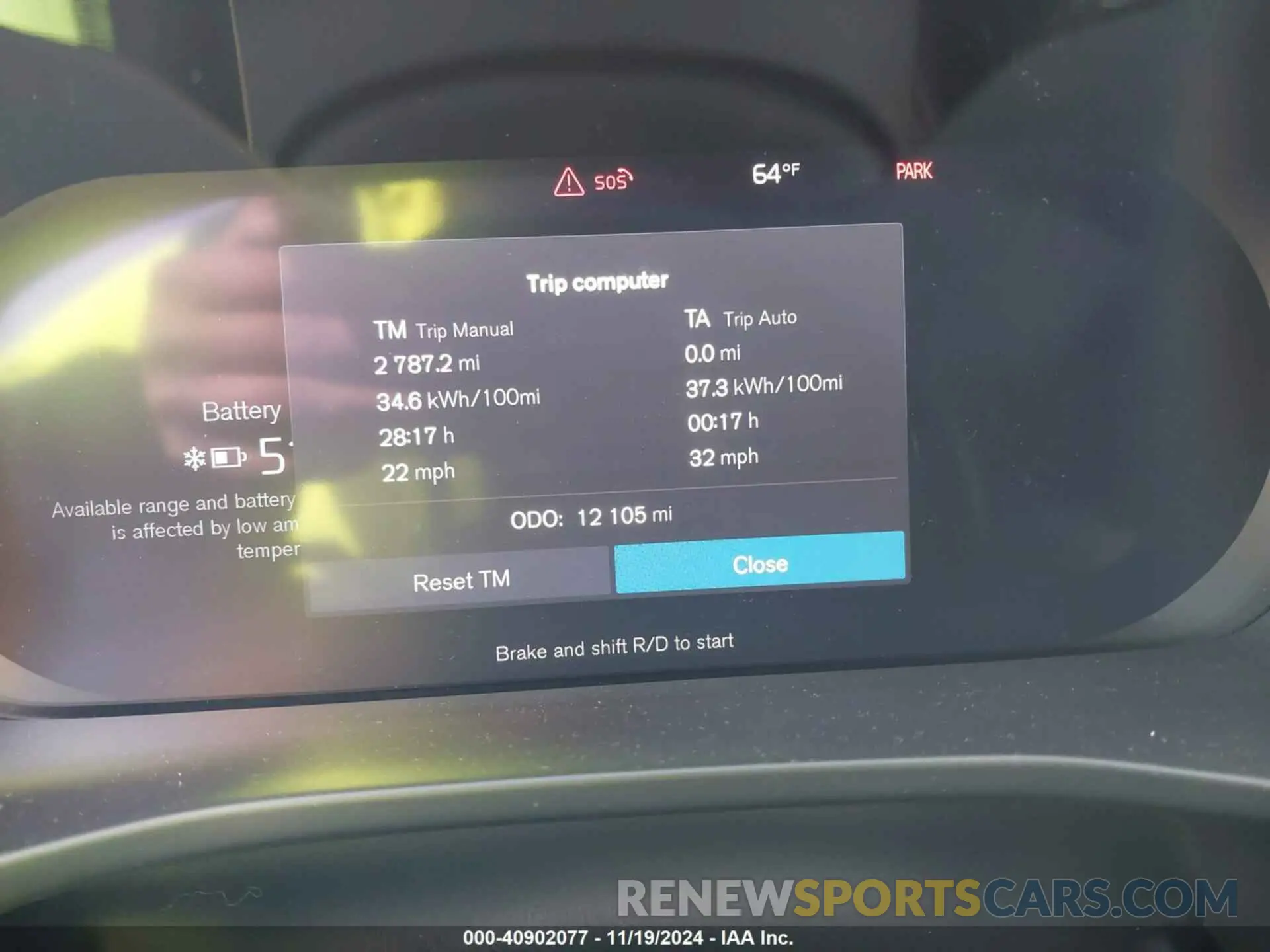 7 Photograph of a damaged car YV4ED3GM7P2053763 VOLVO C40 RECHARGE PURE ELECTRIC 2023