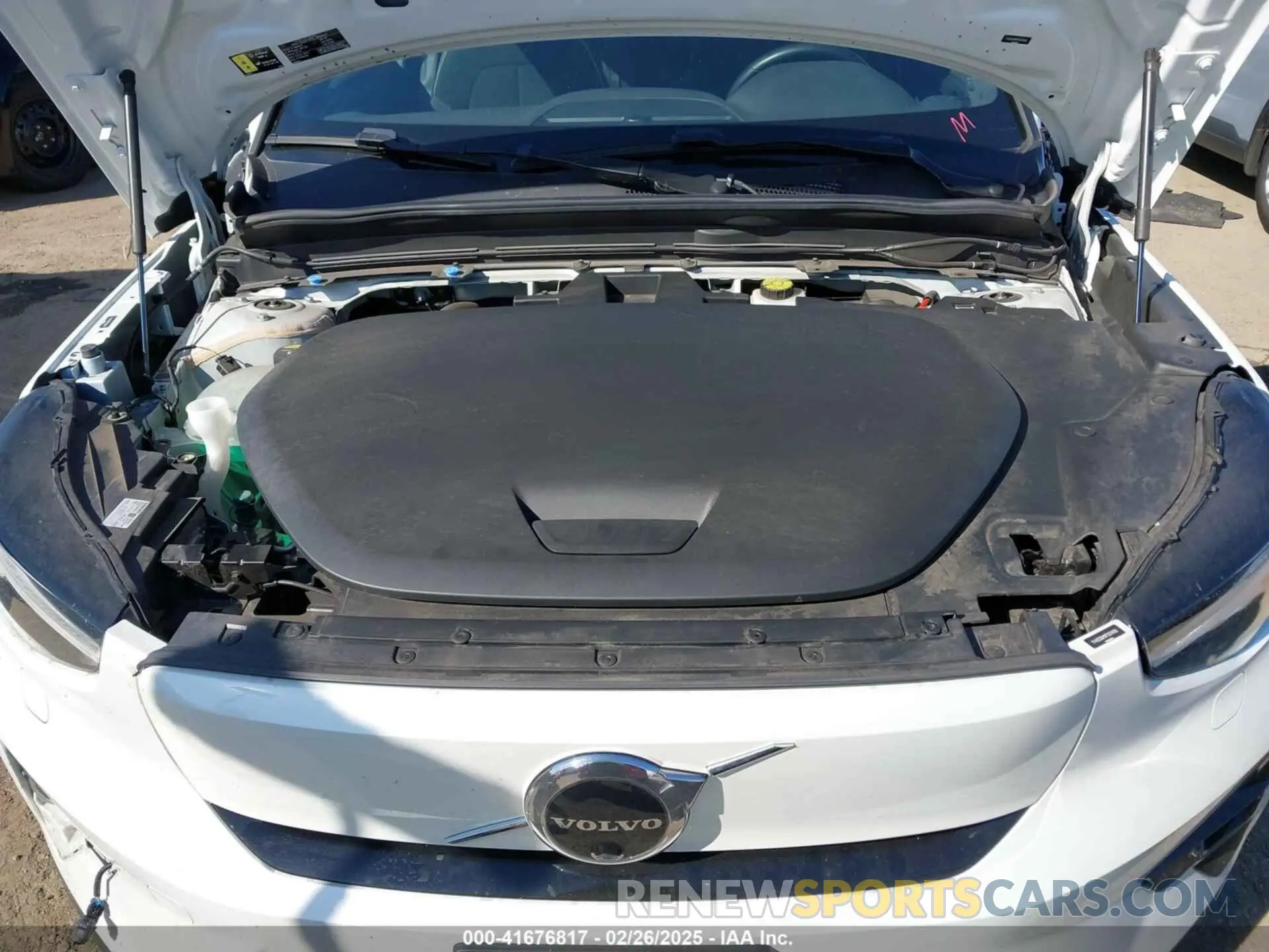 10 Фотография поврежденного автомобиля YV4ED3GM9P2031408 VOLVO C40 RECHARGE PURE ELECTRIC 2023