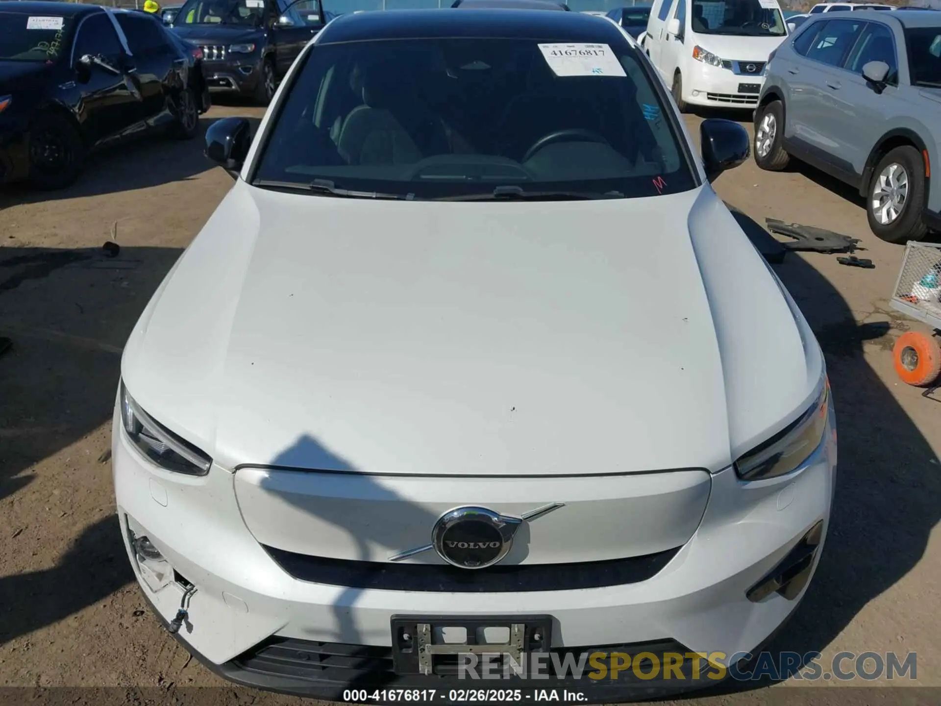 13 Фотография поврежденного автомобиля YV4ED3GM9P2031408 VOLVO C40 RECHARGE PURE ELECTRIC 2023