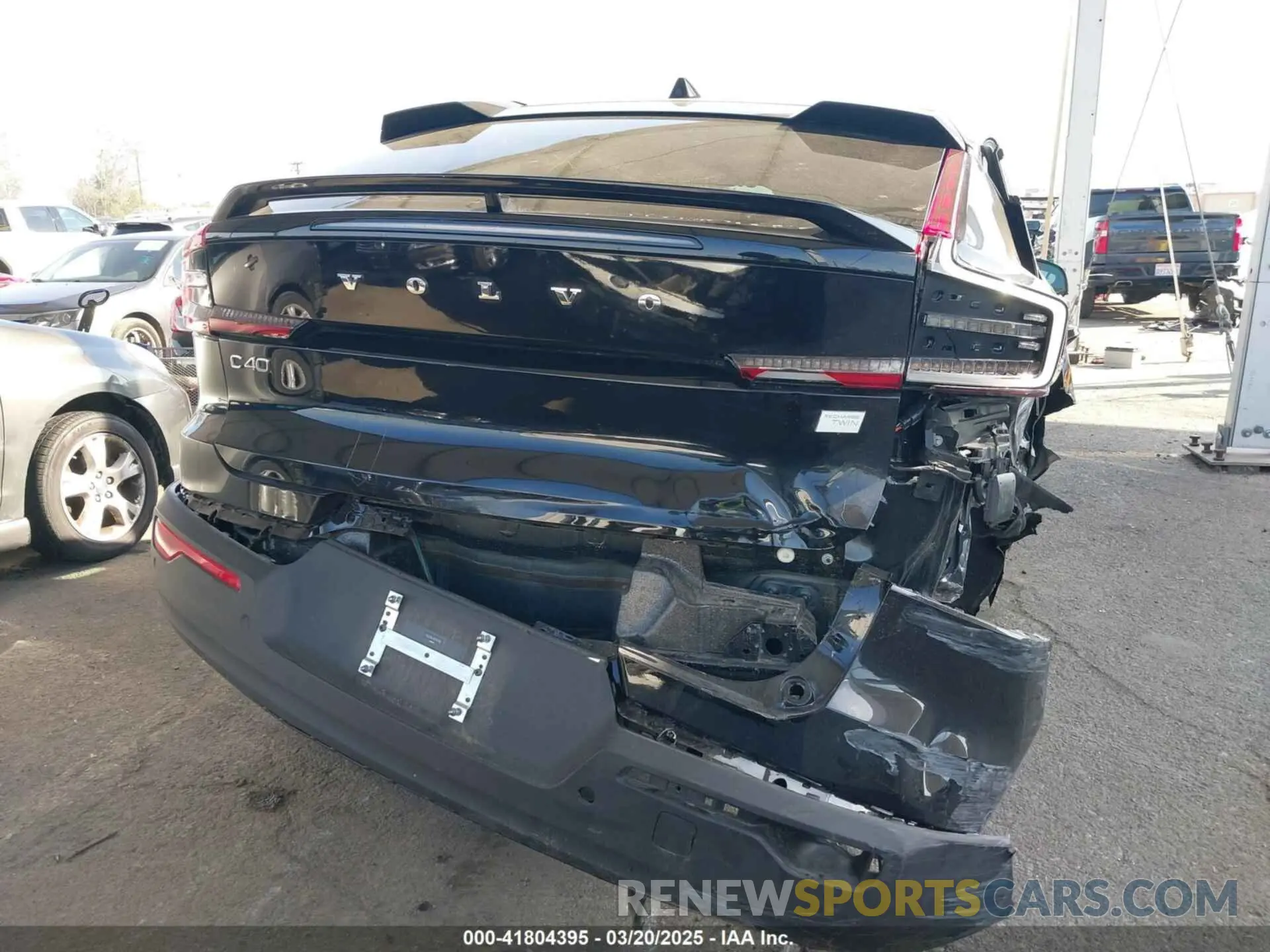 16 Photograph of a damaged car YV4ER3GL9R2101789 VOLVO C40 RECHARGE PURE ELECTRIC 2024