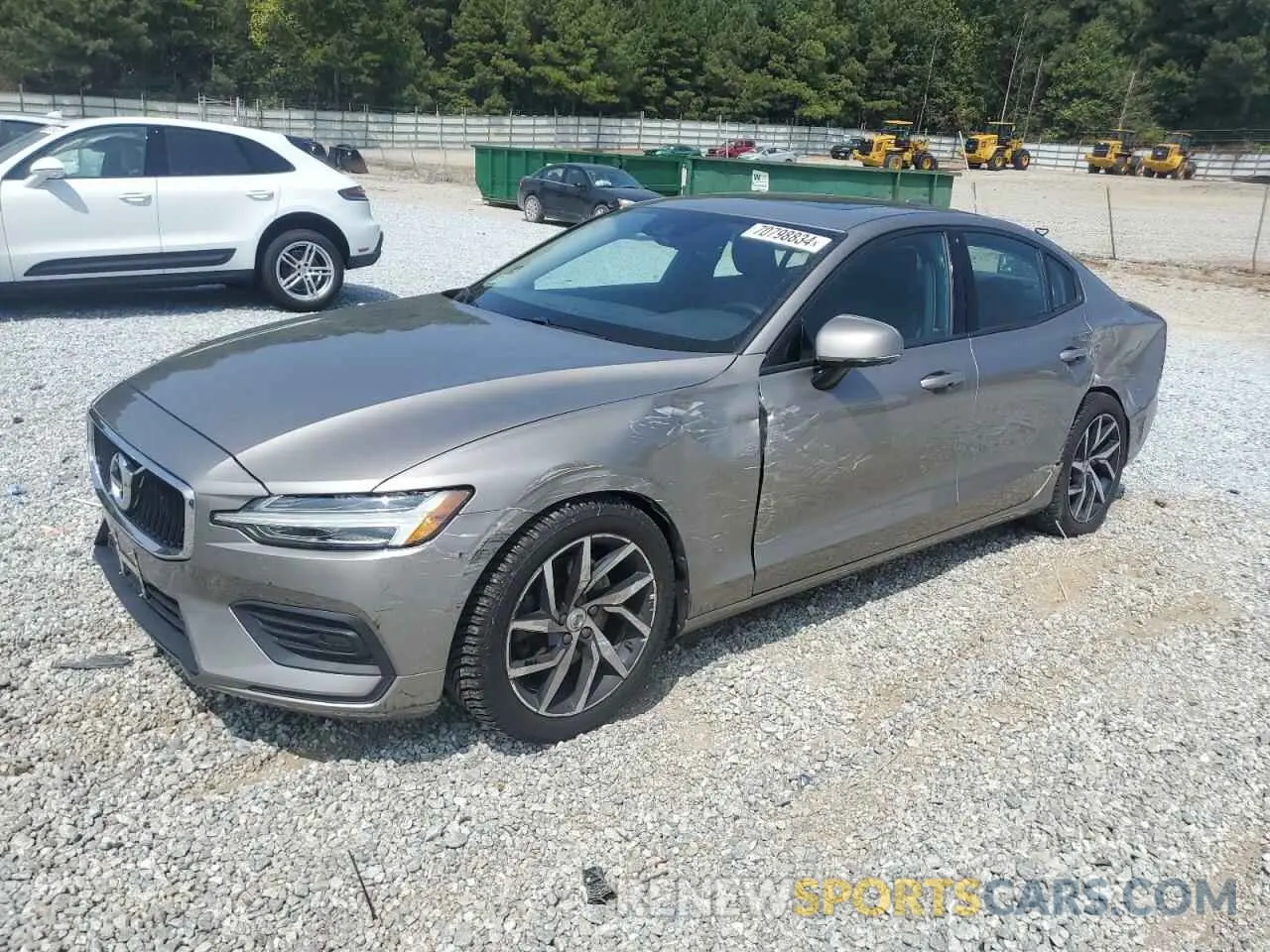 1 Photograph of a damaged car 7JR102FK8KG006407 VOLVO S60 2019