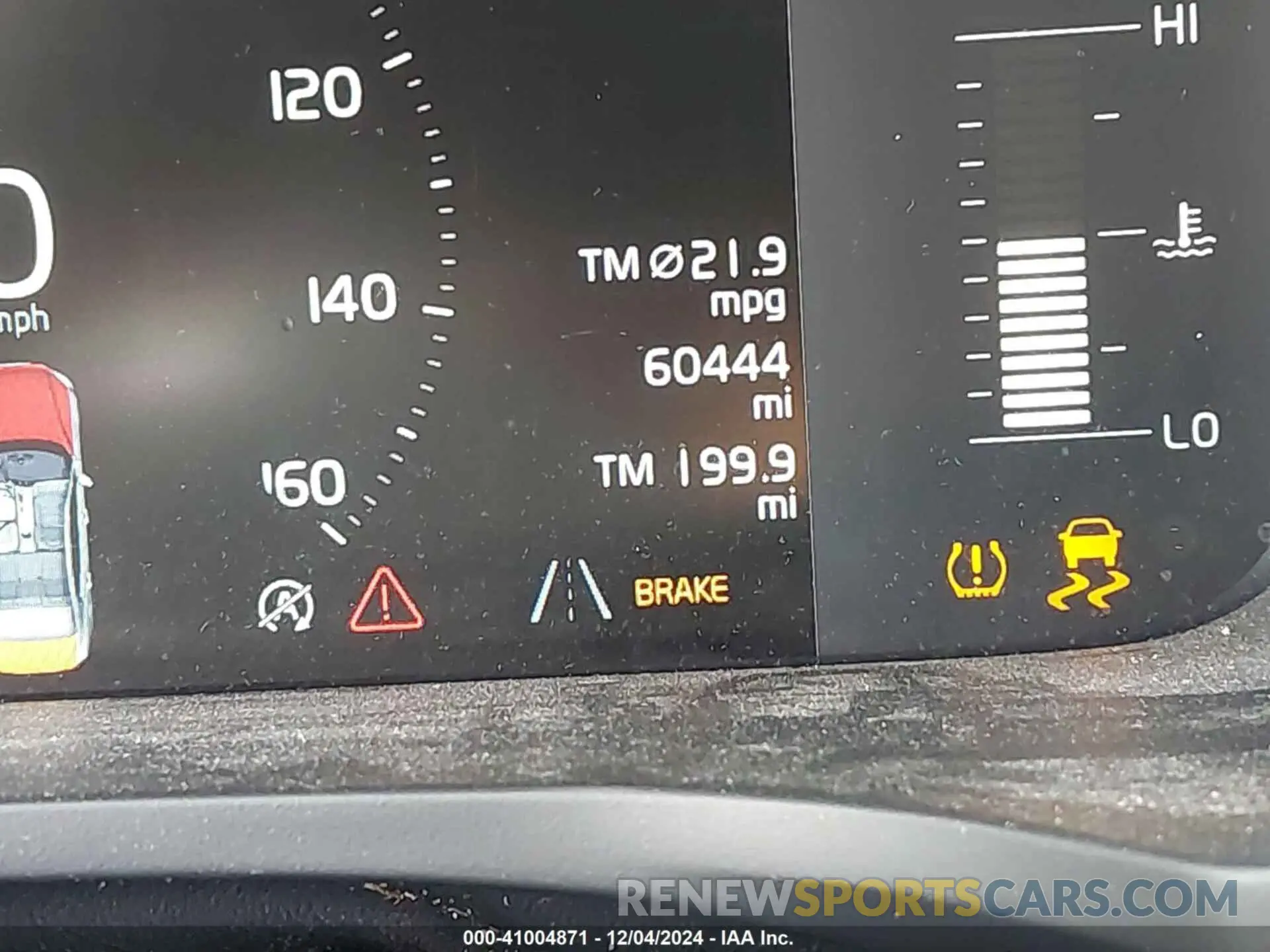 15 Photograph of a damaged car 7JRA22TK5KG004547 VOLVO S60 2019