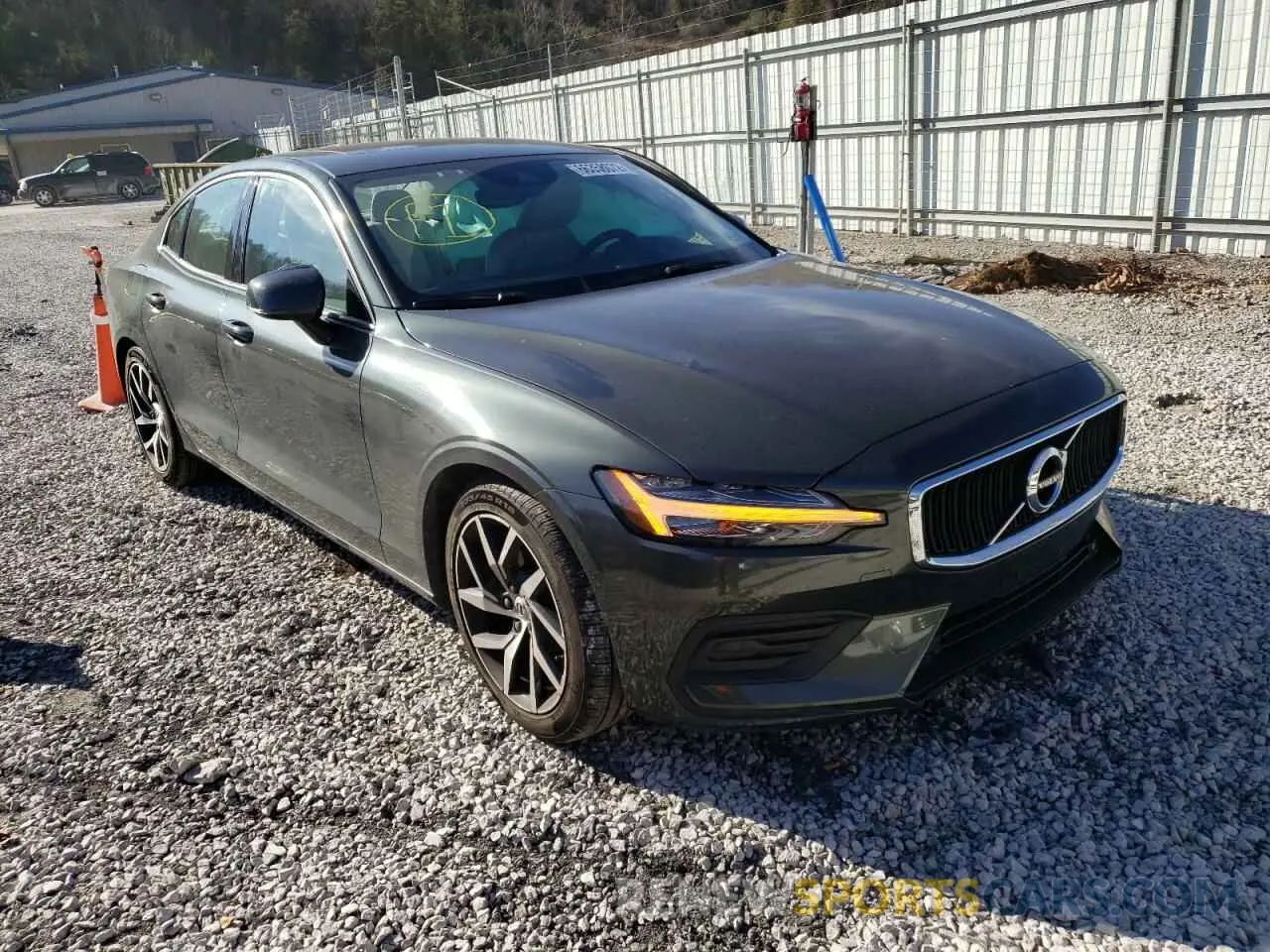 1 Photograph of a damaged car 7JRA22TK9KG015292 VOLVO S60 2019