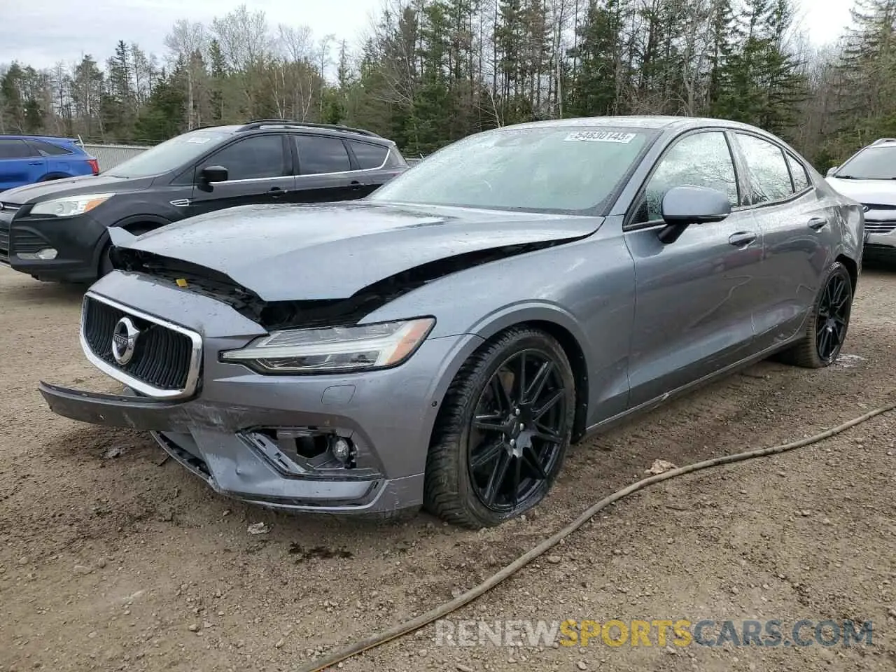 1 Photograph of a damaged car 7JRA22TKXKG000543 VOLVO S60 2019