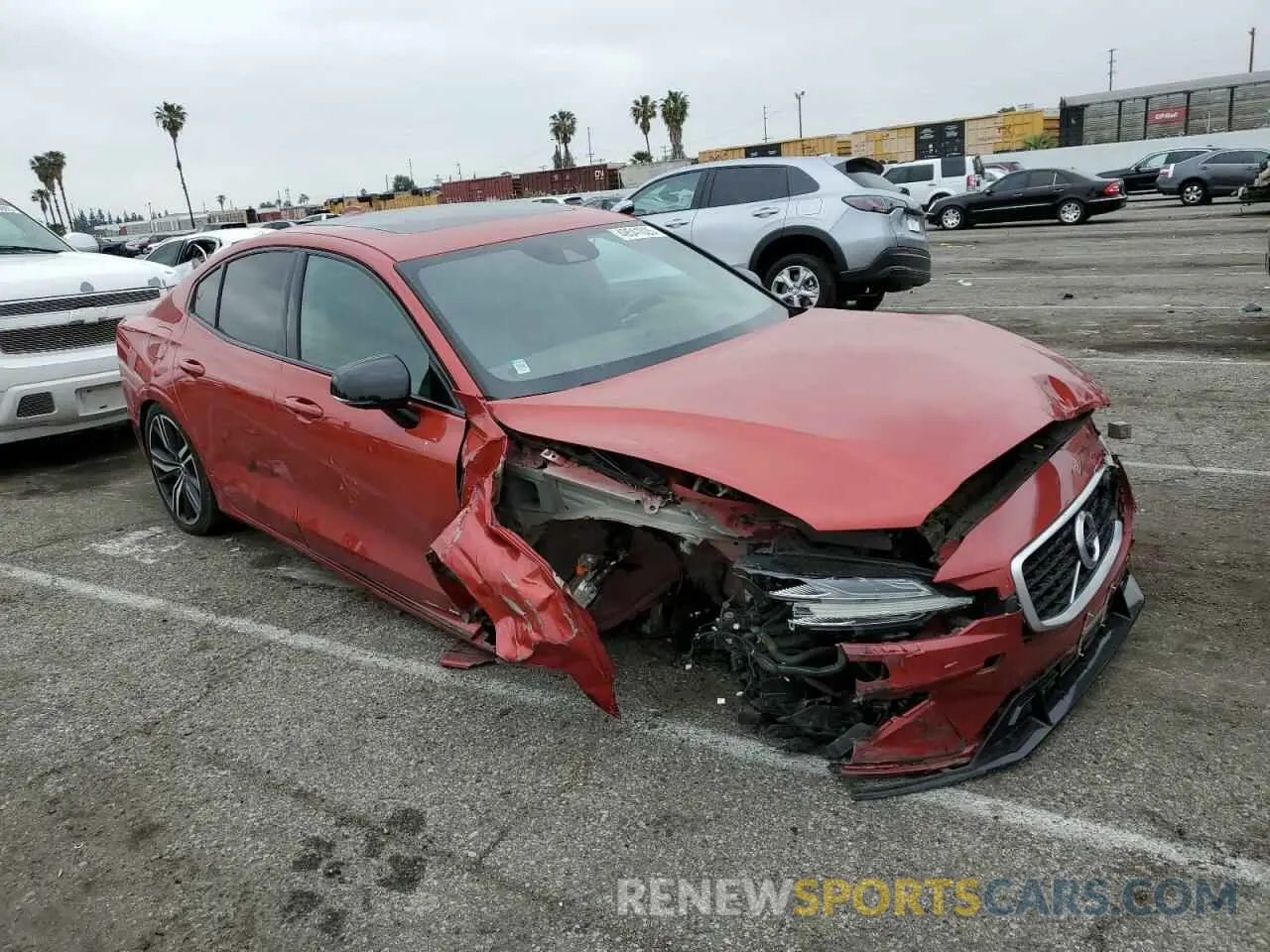 4 Фотография поврежденного автомобиля 7JRBR0FM9KG017741 VOLVO S60 2019