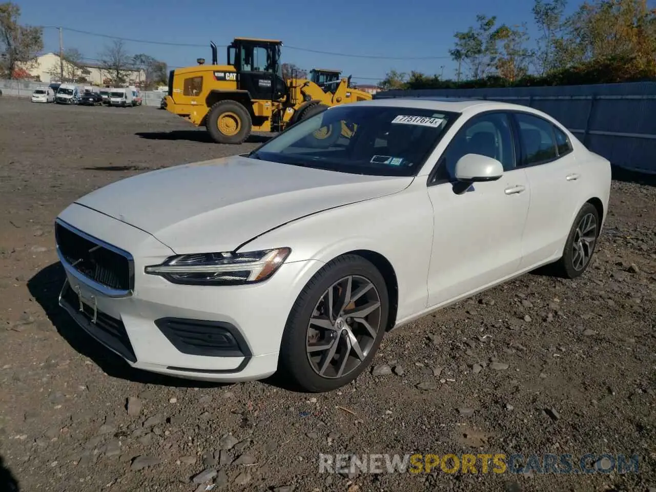 1 Photograph of a damaged car 7JR102FK0LG043291 VOLVO S60 2020