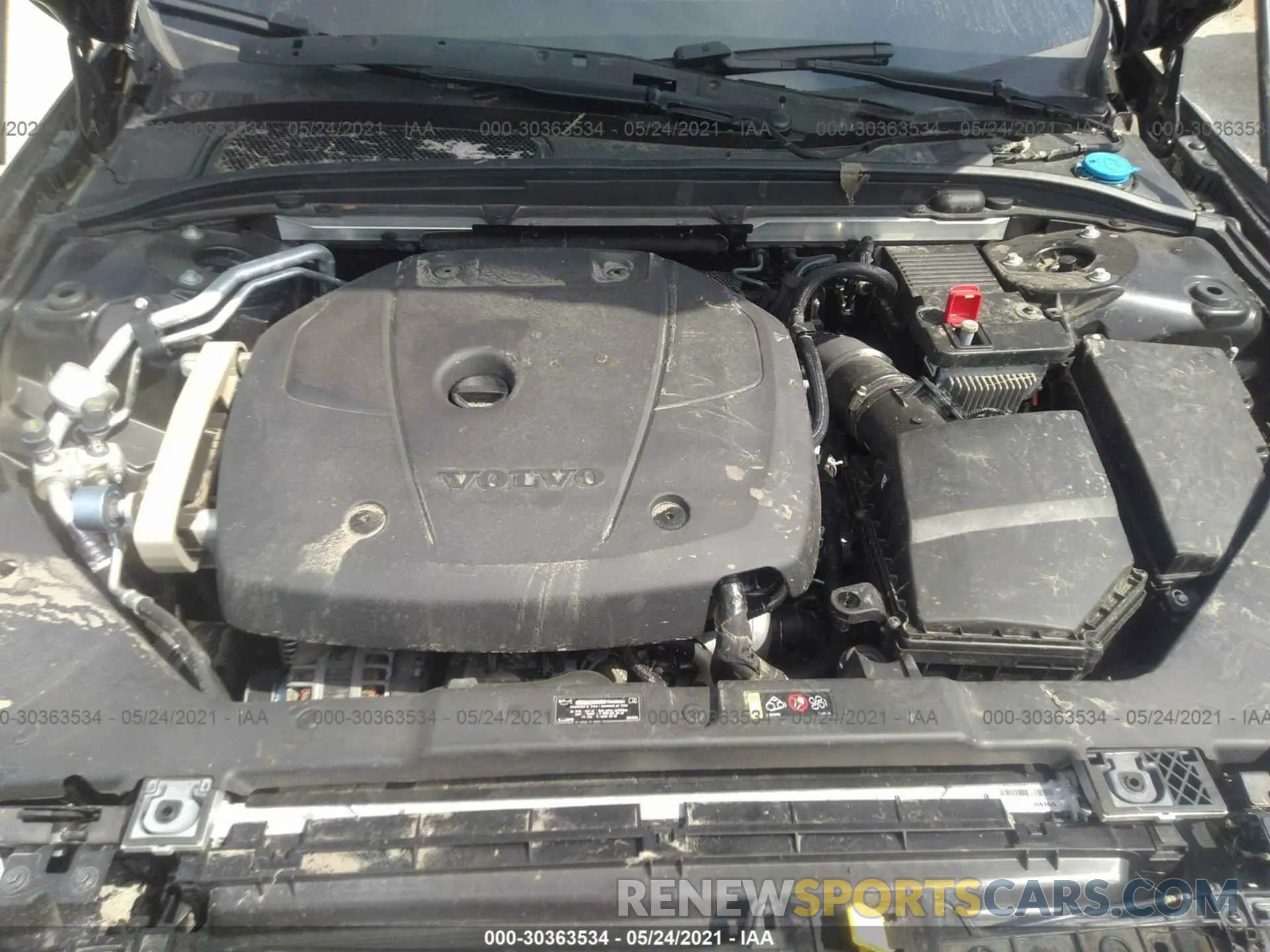 10 Photograph of a damaged car 7JR102FK3LG047979 VOLVO S60 2020