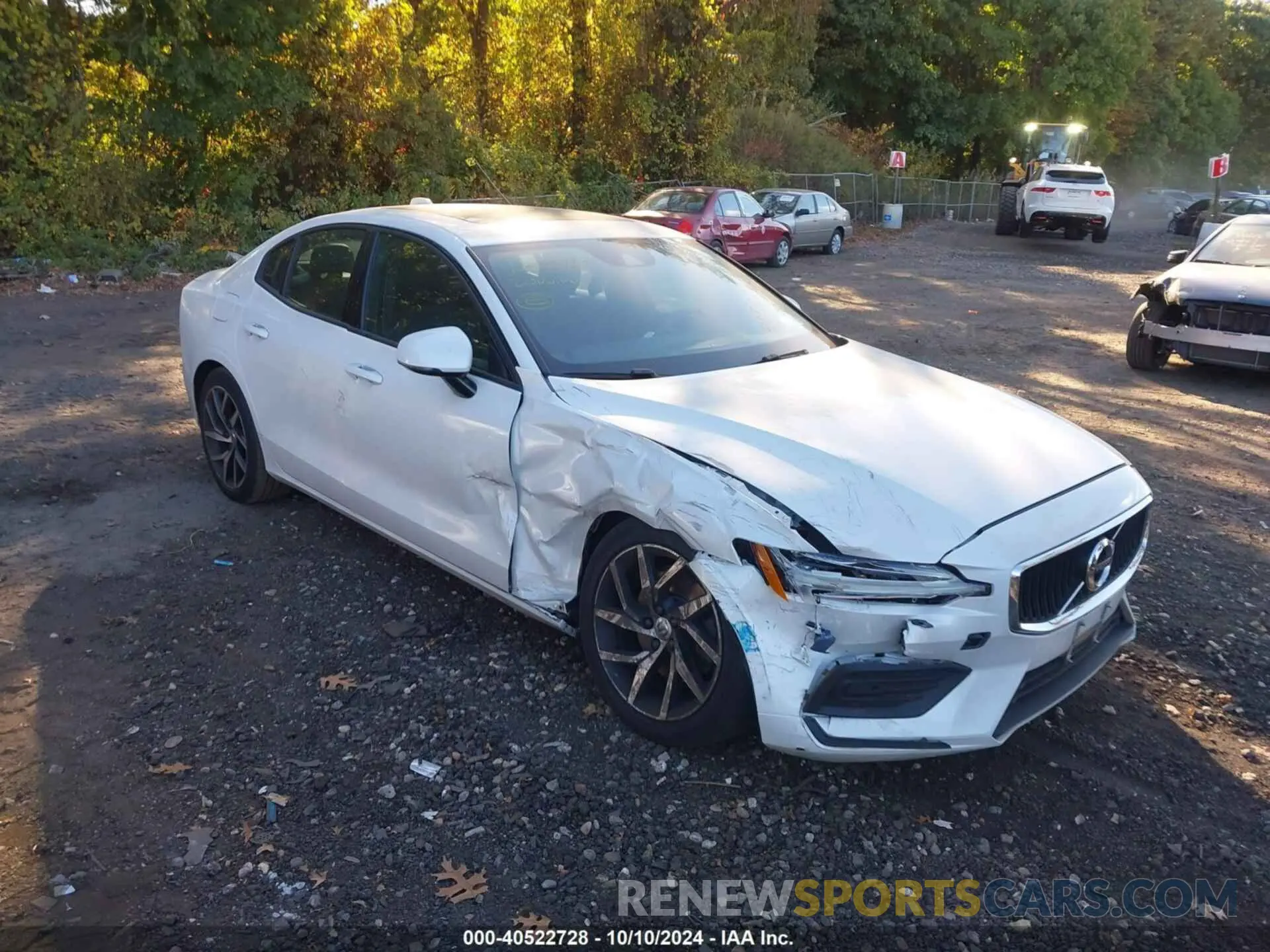 1 Photograph of a damaged car 7JR102FK6LG045434 VOLVO S60 2020