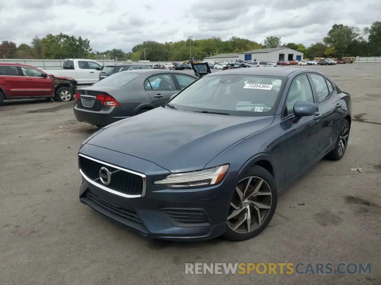 1 Photograph of a damaged car 7JR102FK7LG064834 VOLVO S60 2020
