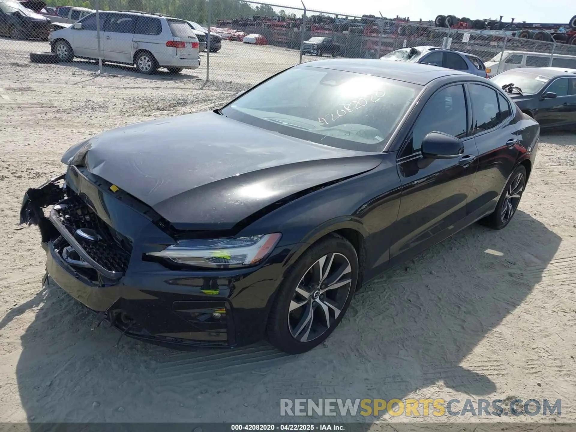 2 Photograph of a damaged car 7JRL12FV2PG234605 VOLVO S60 2023