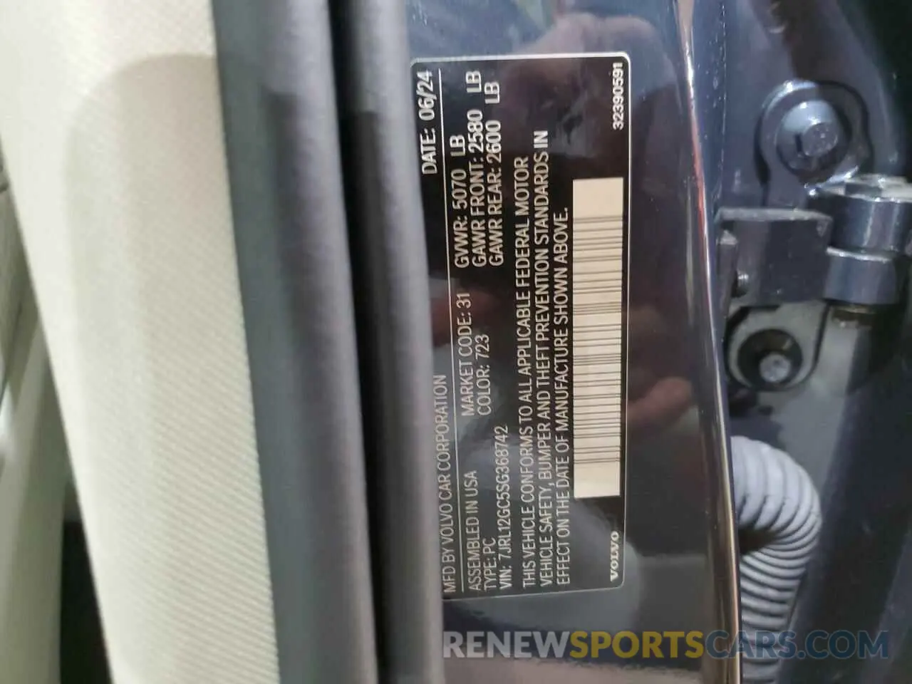 13 Фотография поврежденного автомобиля 7JRL12GC5SG368742 VOLVO S60 PLUS 2025