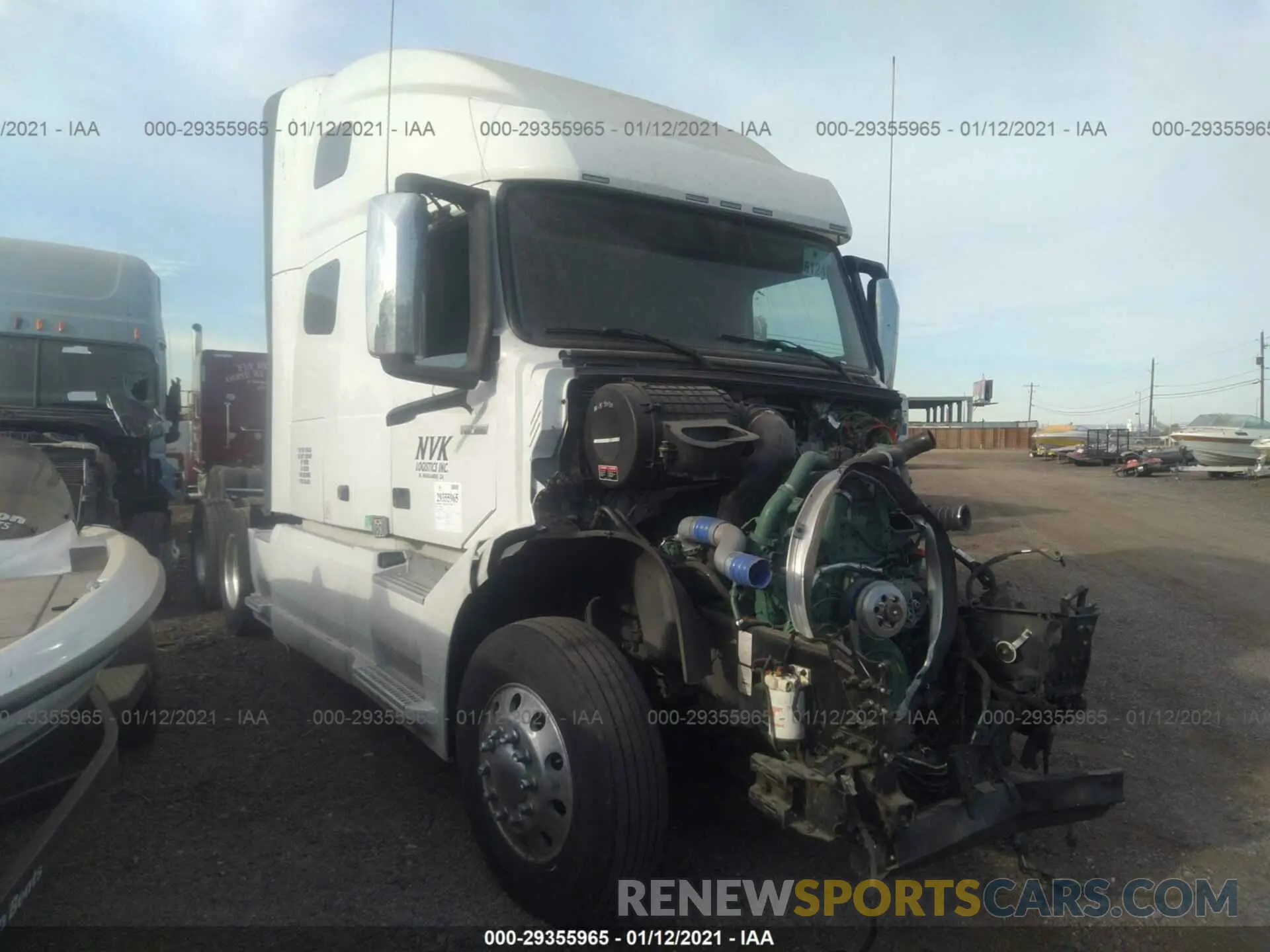1 Photograph of a damaged car 4V4NC9EH6LN230962 VOLVO VN 2020