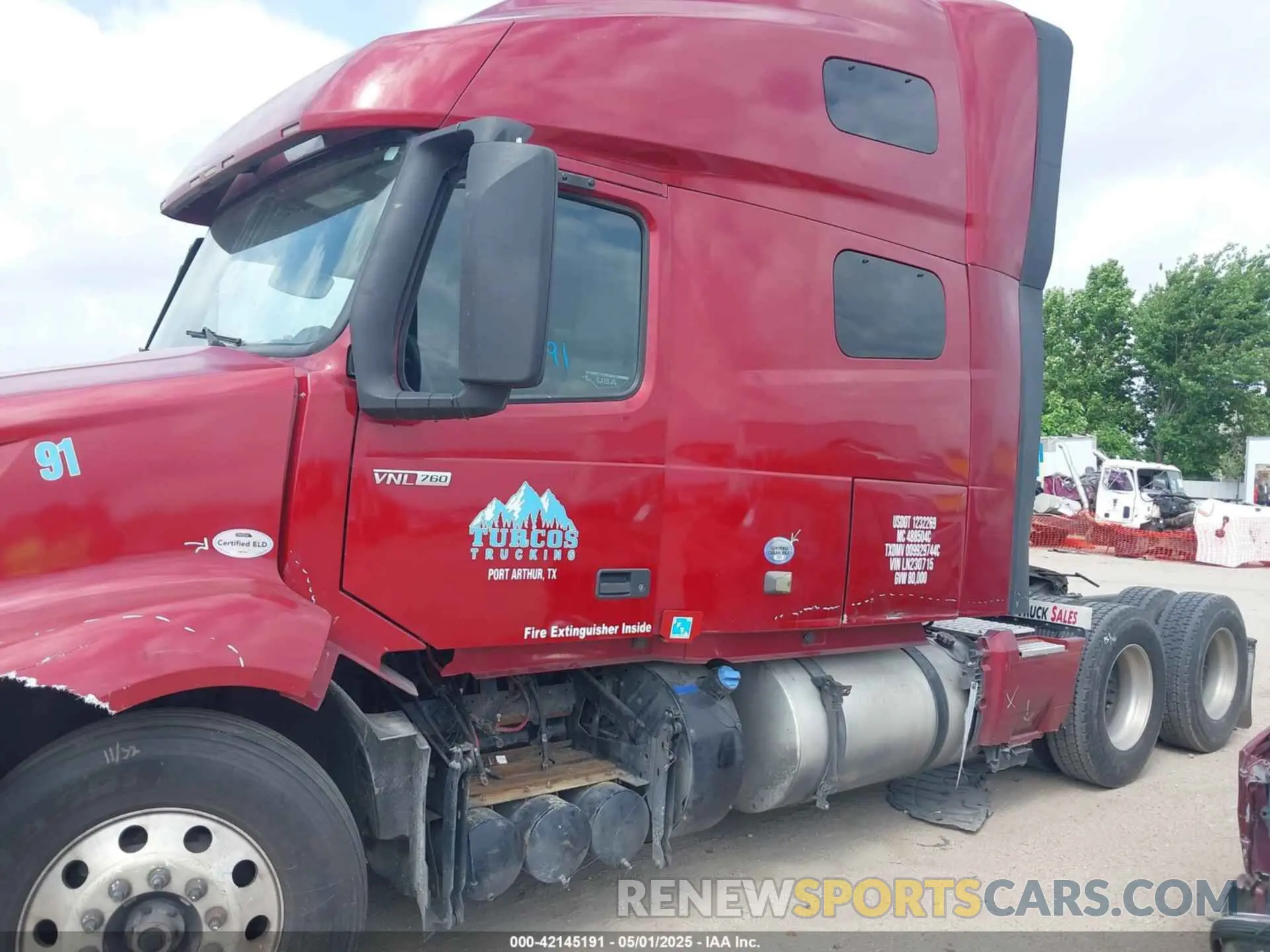 14 Фотография поврежденного автомобиля 4V4NC9EH0LN230715 VOLVO VNL 2020