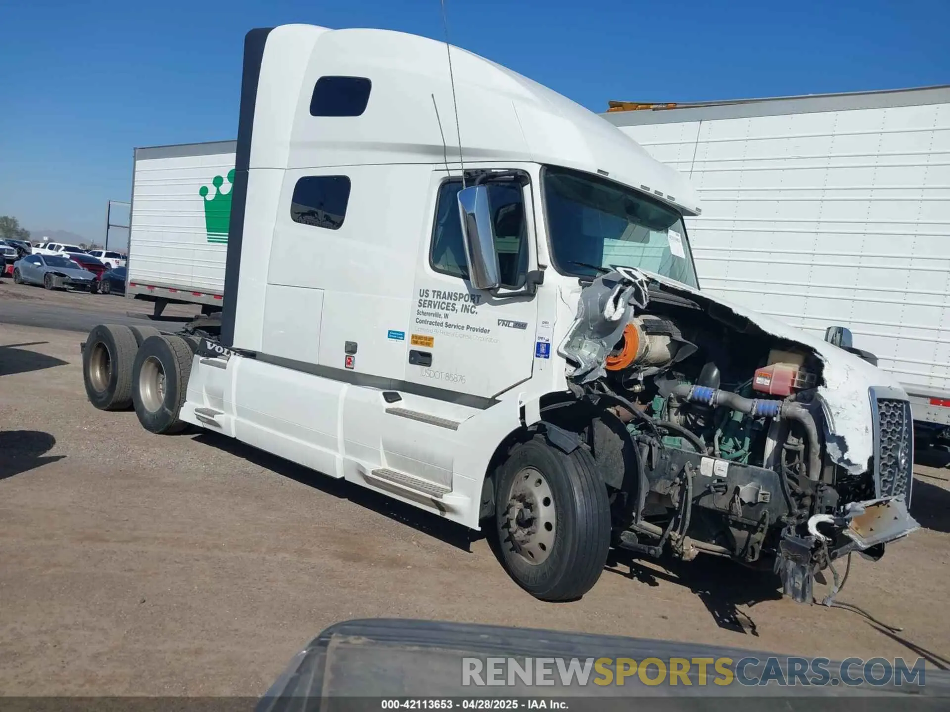 1 Photograph of a damaged car 4V4NC9EH2NN290479 VOLVO VNL 2022