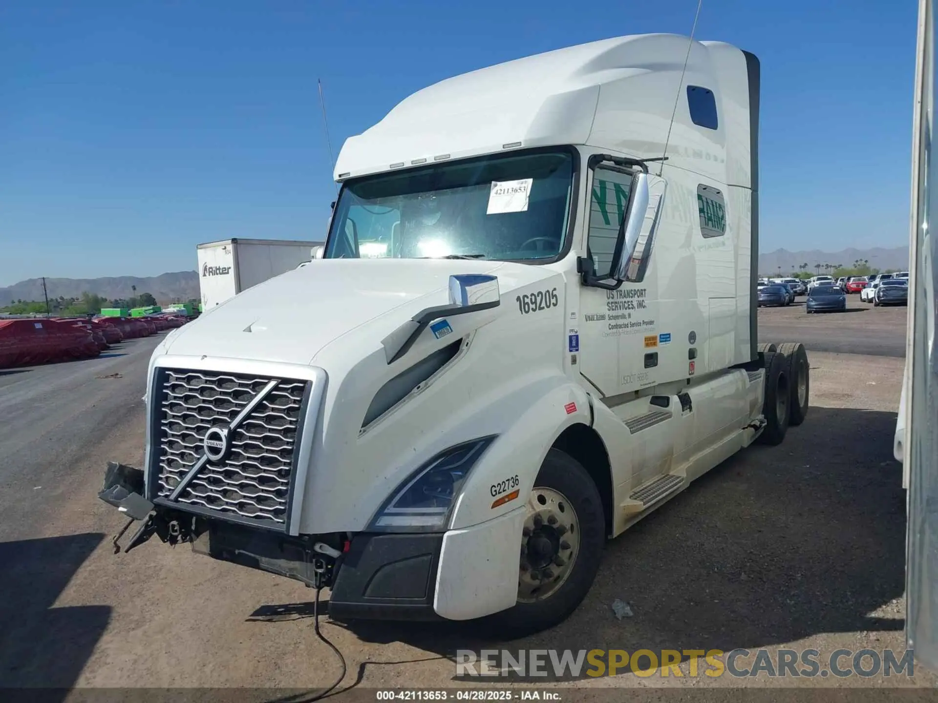 2 Photograph of a damaged car 4V4NC9EH2NN290479 VOLVO VNL 2022