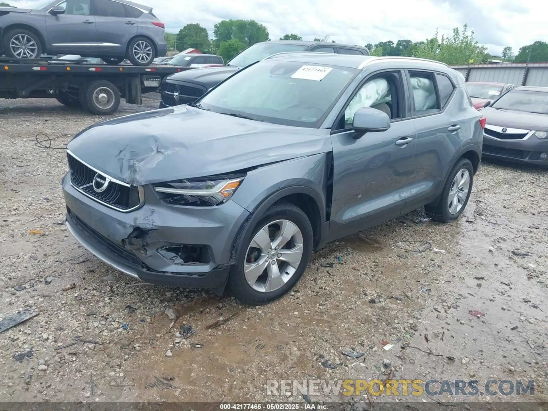 2 Фотография поврежденного автомобиля YV4162UK7K2075731 VOLVO XC40 2019