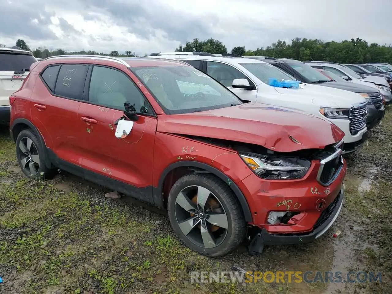 4 Photograph of a damaged car YV4162XZ0K2009577 VOLVO XC40 2019