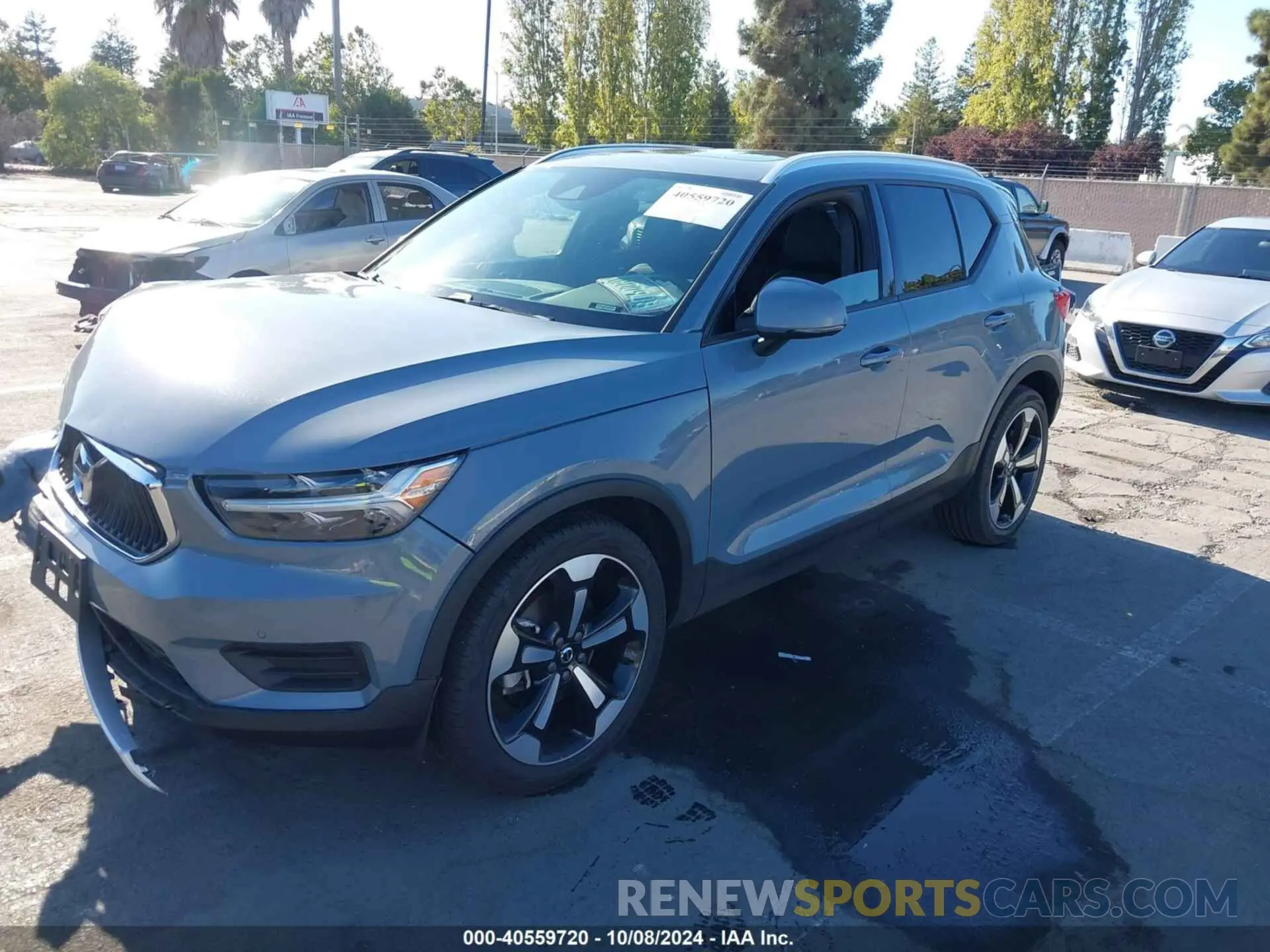 2 Фотография поврежденного автомобиля YV4162UK8L2197886 VOLVO XC40 2020