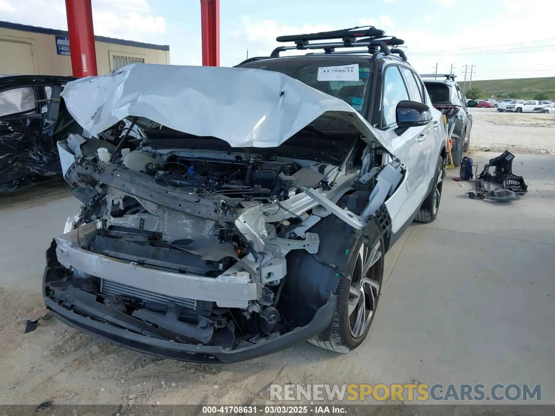 2 Фотография поврежденного автомобиля YV4AC2HM9L2254343 VOLVO XC40 2020